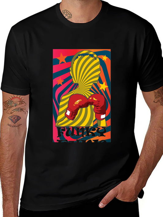Funky Boxer Graphic T-Shirt