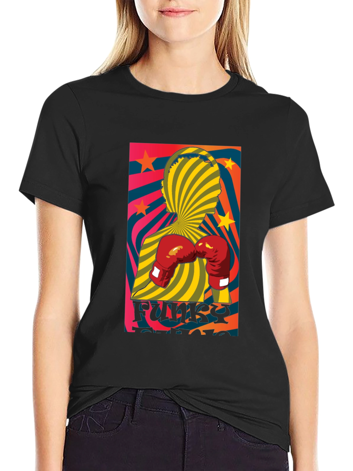 Funky Boxer Graphic T-Shirt