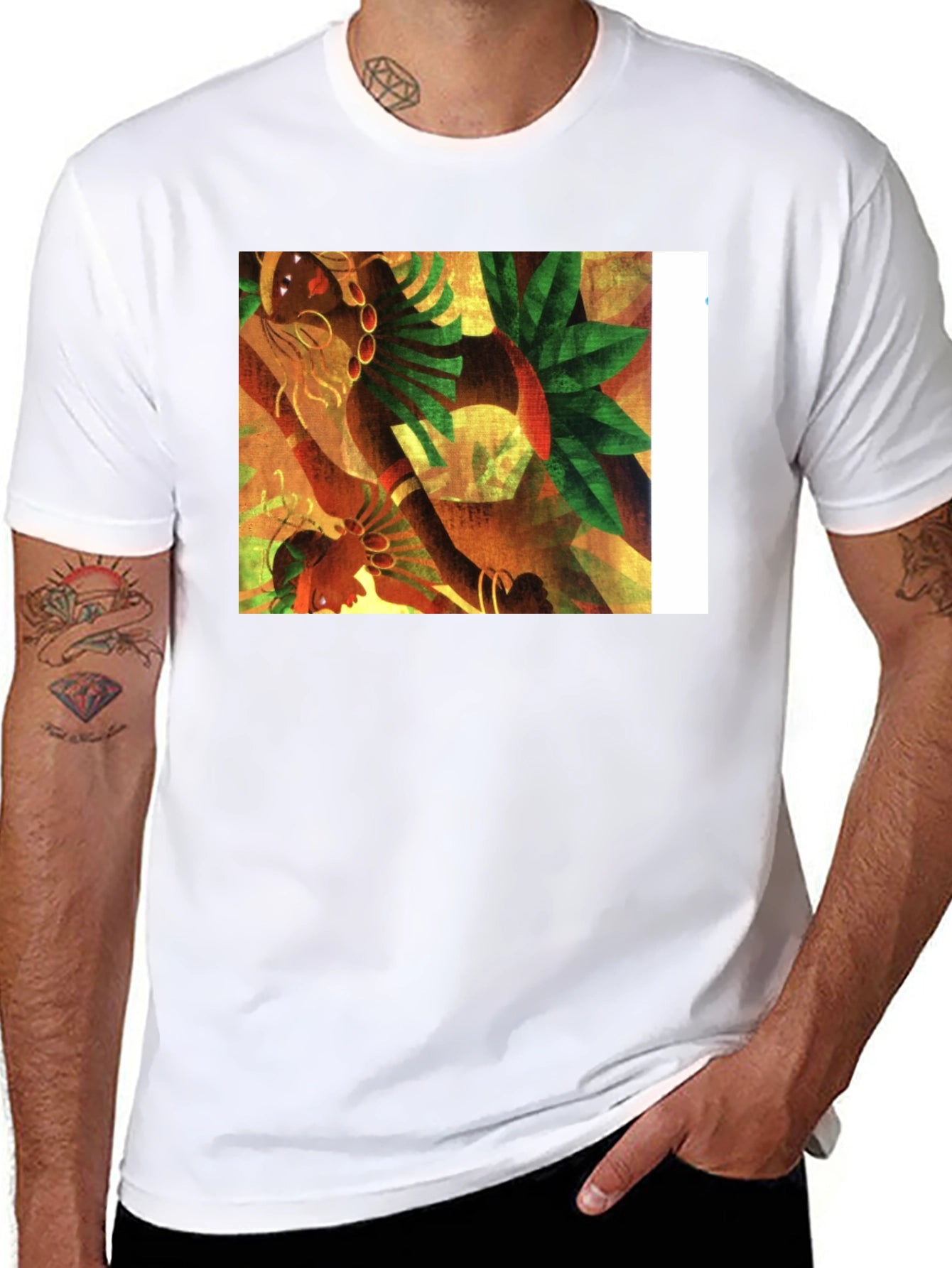 Graphic Tee:  Jungle Art Design