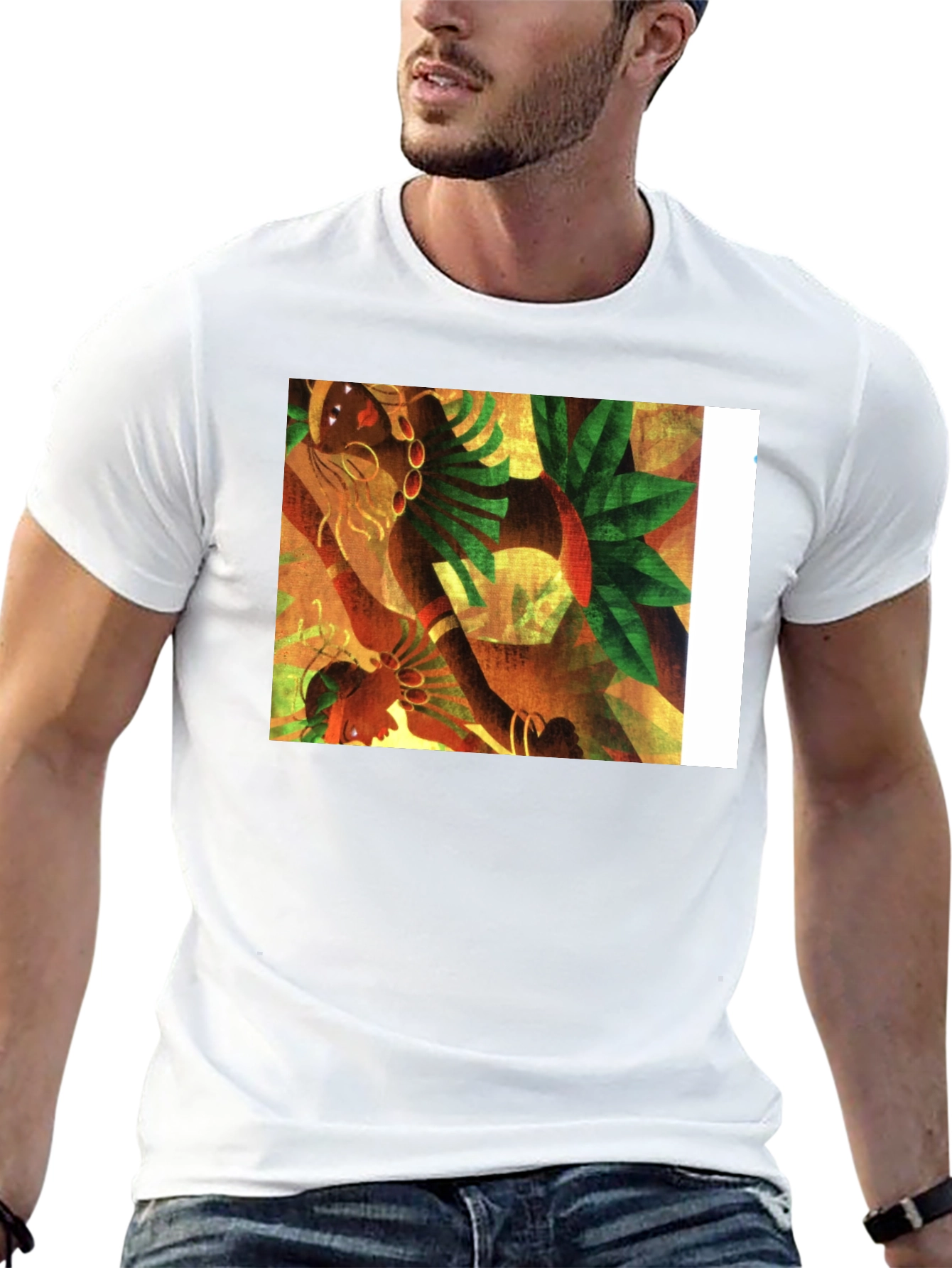 Graphic Tee:  Jungle Art Design