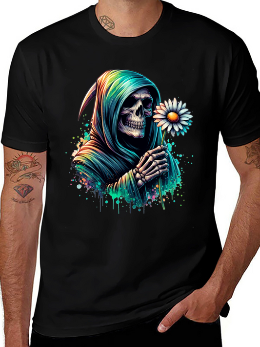Grim Reaper Daisy T-Shirt