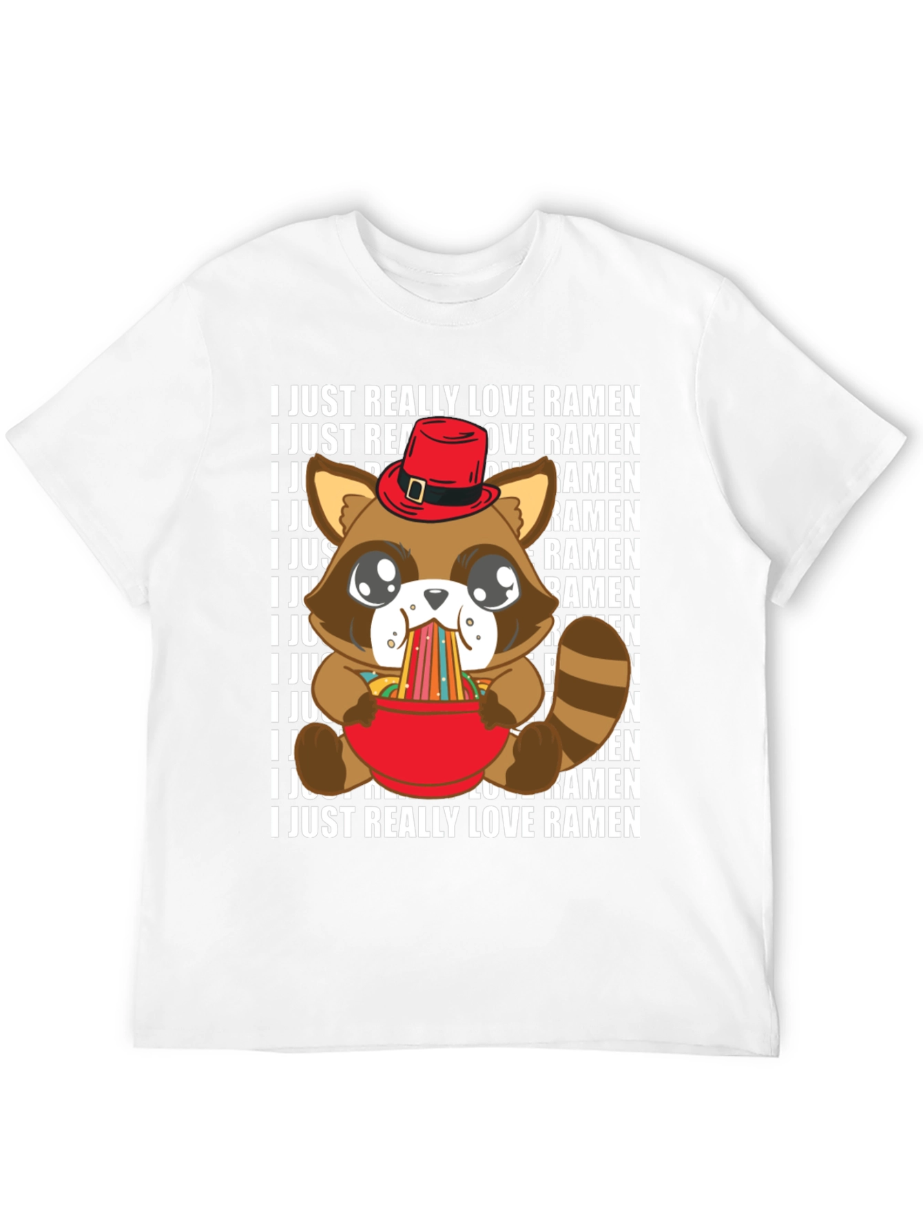 Ramen Loving Raccoon T-Shirt