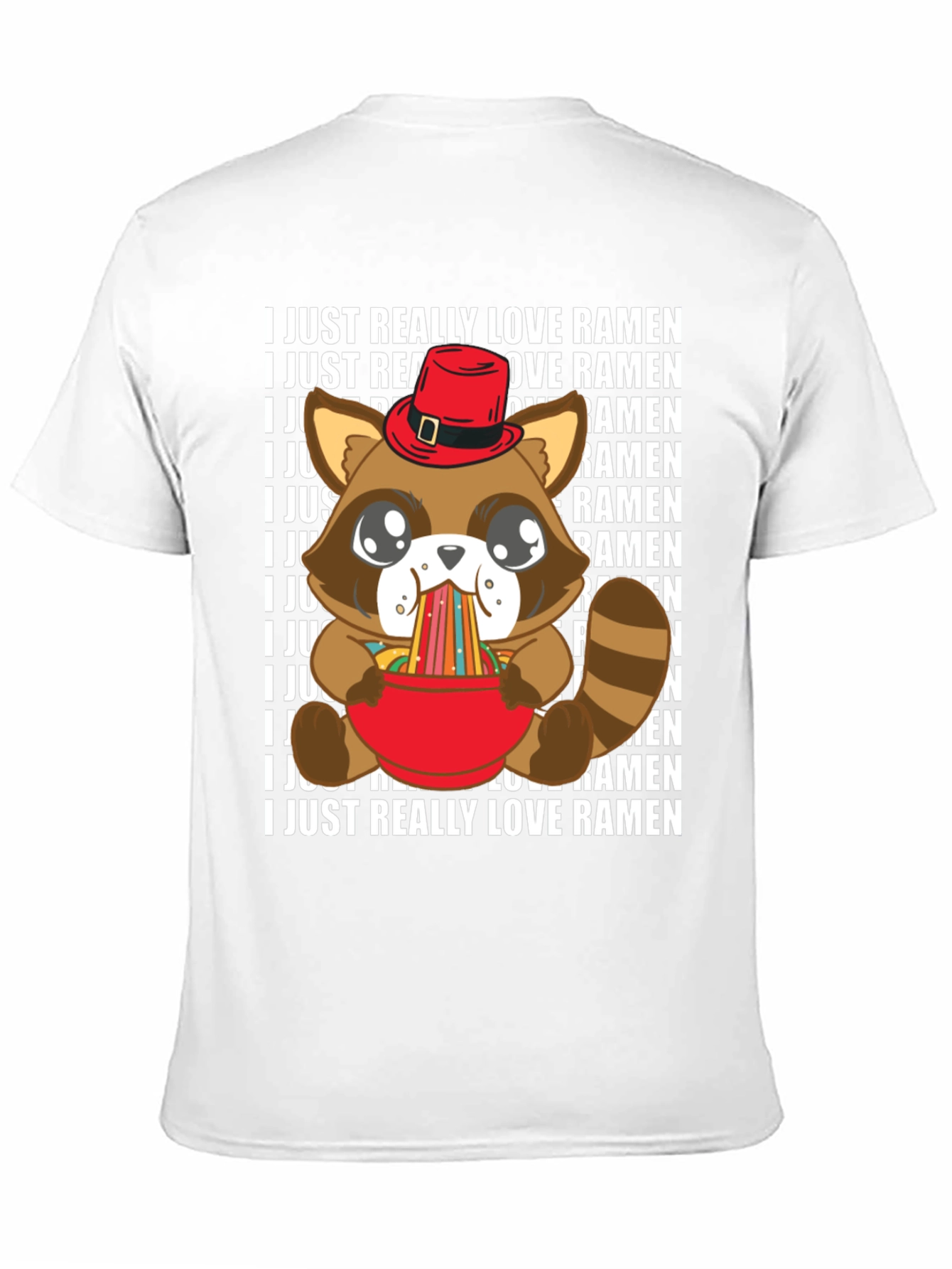 Ramen Loving Raccoon T-Shirt