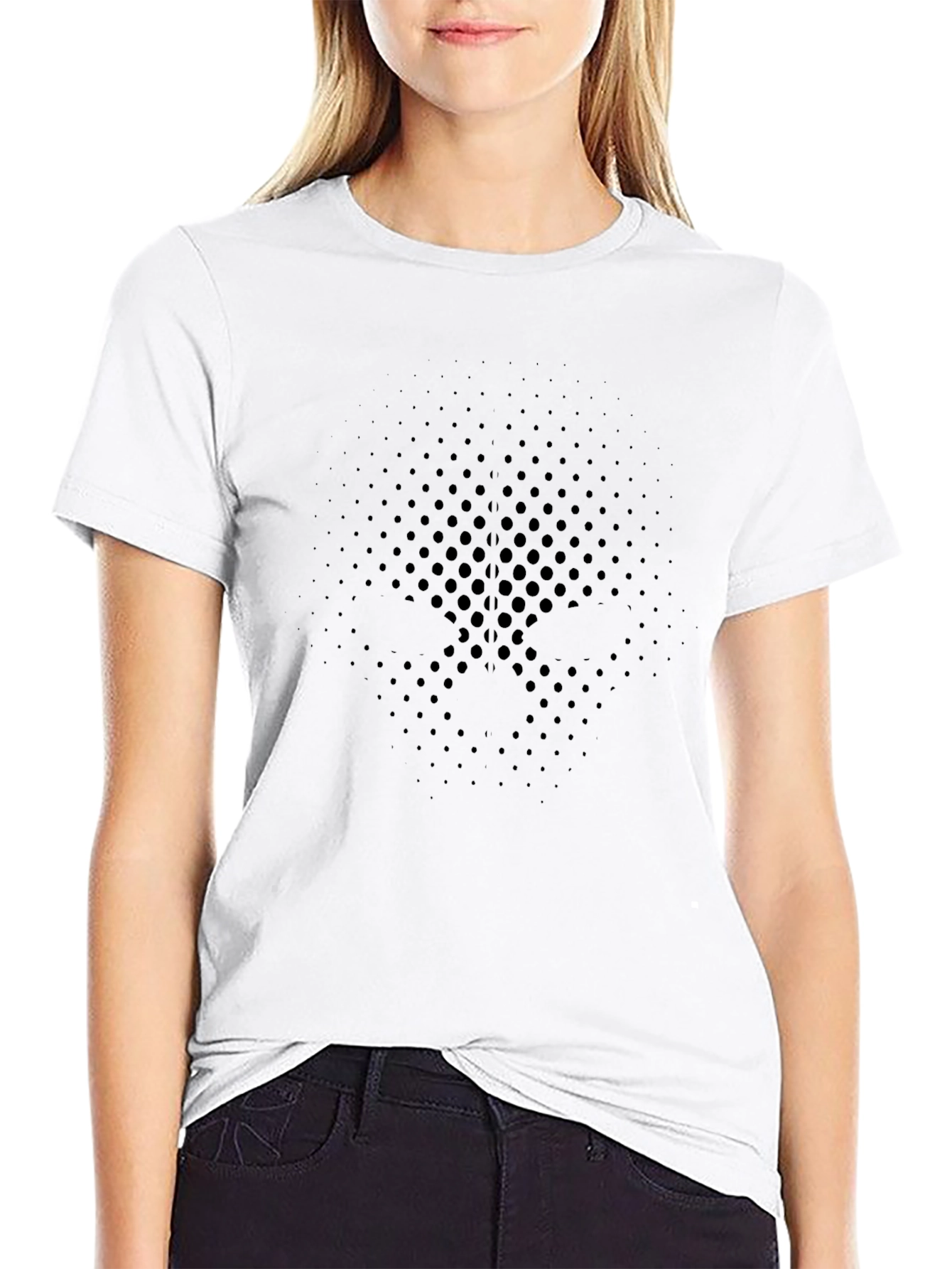 Mens Black Panther Halftone T-Shirt