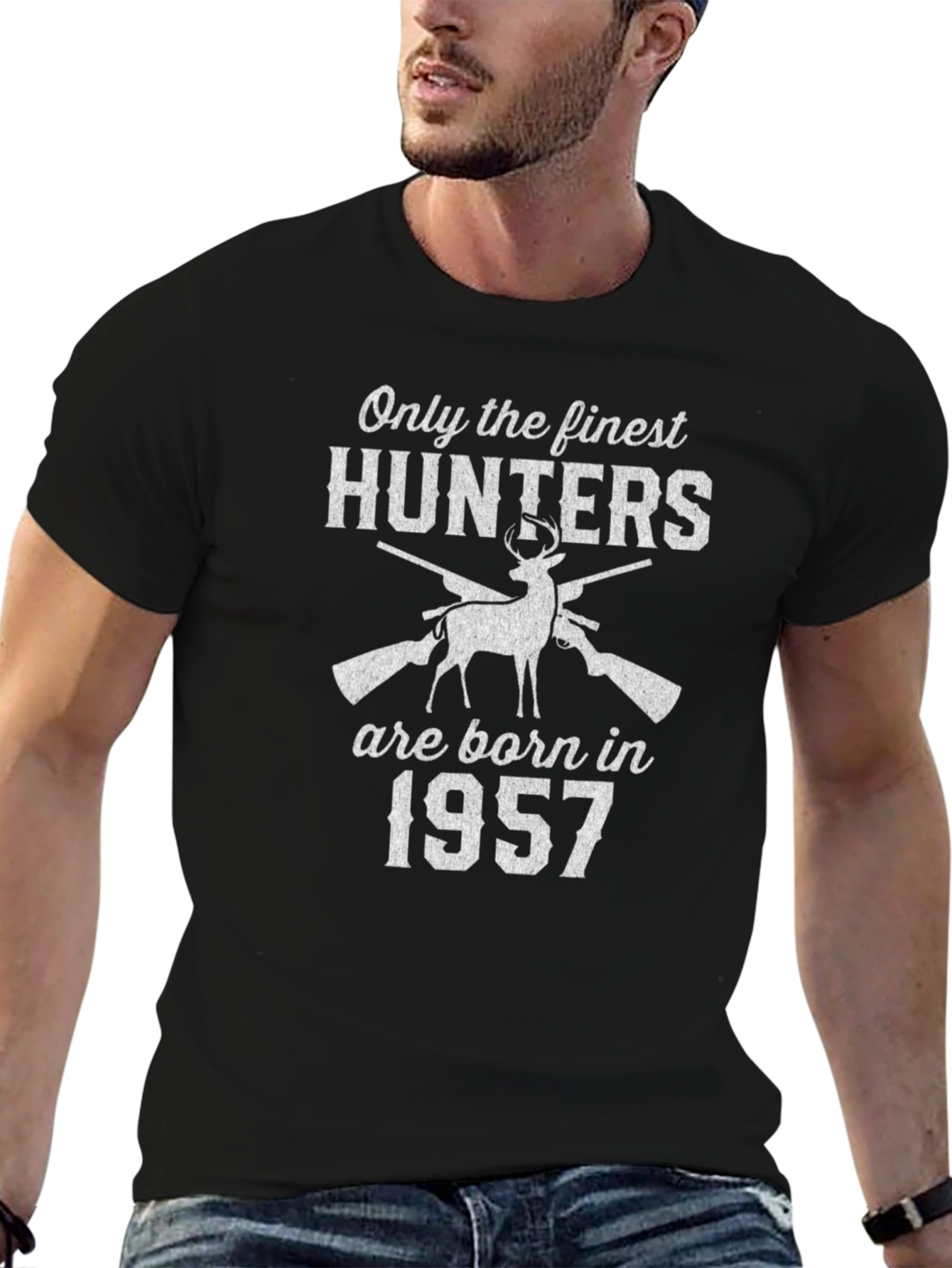 Hunters Born in 1957 T-Shirt Deer Hunting