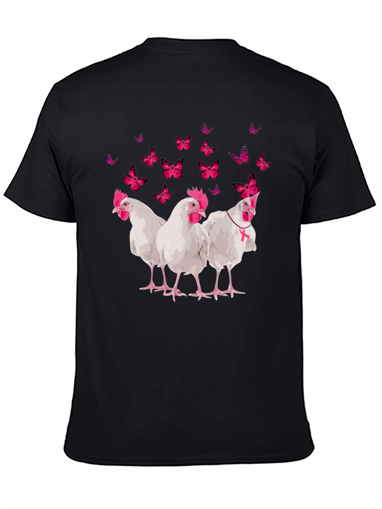Breast Cancer Awareness Chicken T-Shirt