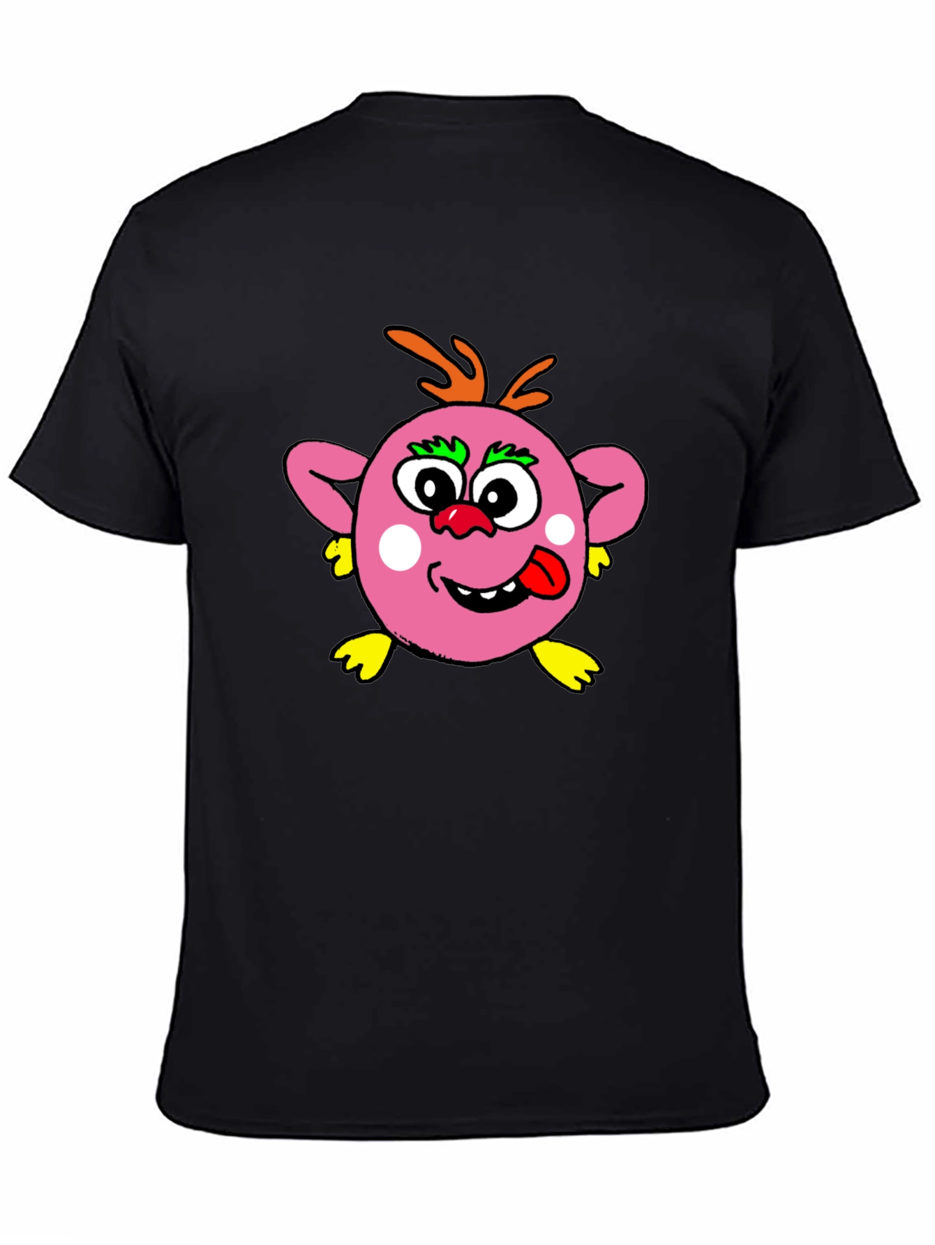 Funny Cartoon Monster Graphic T-Shirt