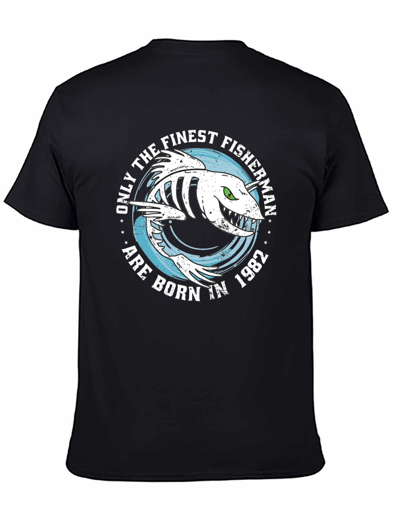 Finest Fisherman Born In 1982 T-Shirt