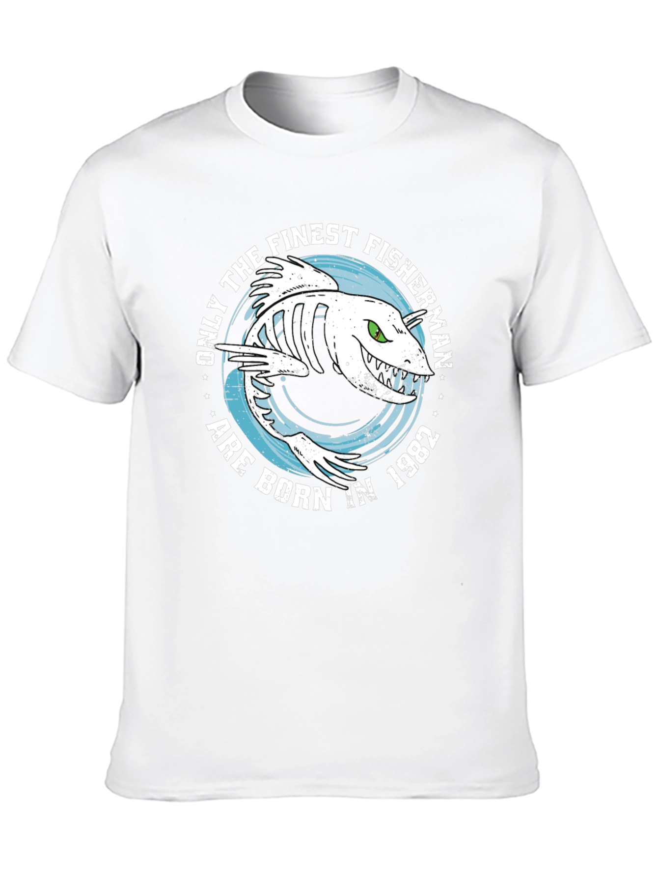 Finest Fisherman Born In 1982 T-Shirt