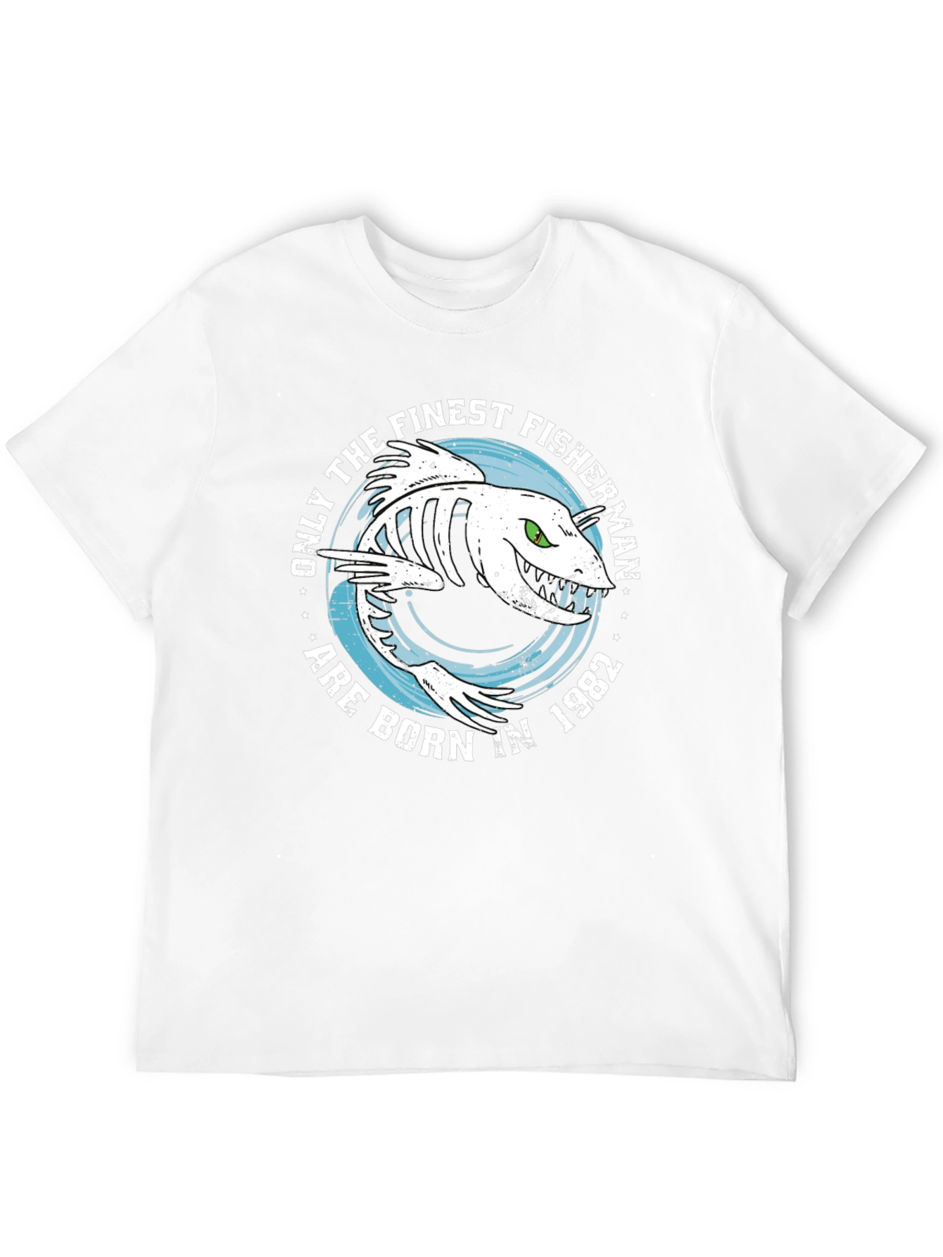 Finest Fisherman Born In 1982 T-Shirt