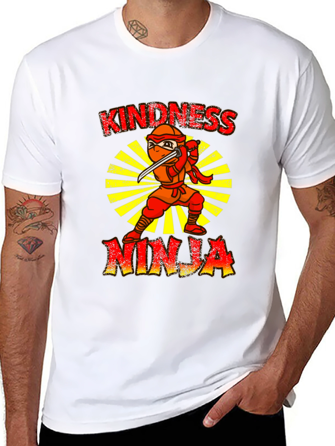 Kindness Ninja Black T-Shirt