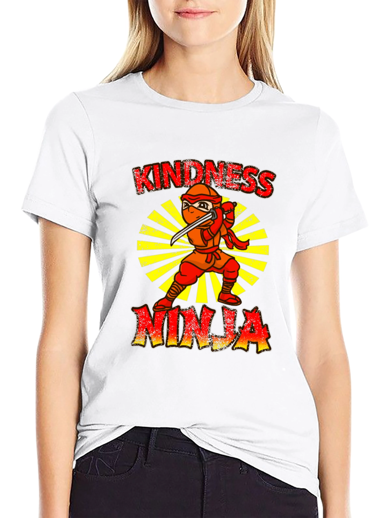 Kindness Ninja Black T-Shirt
