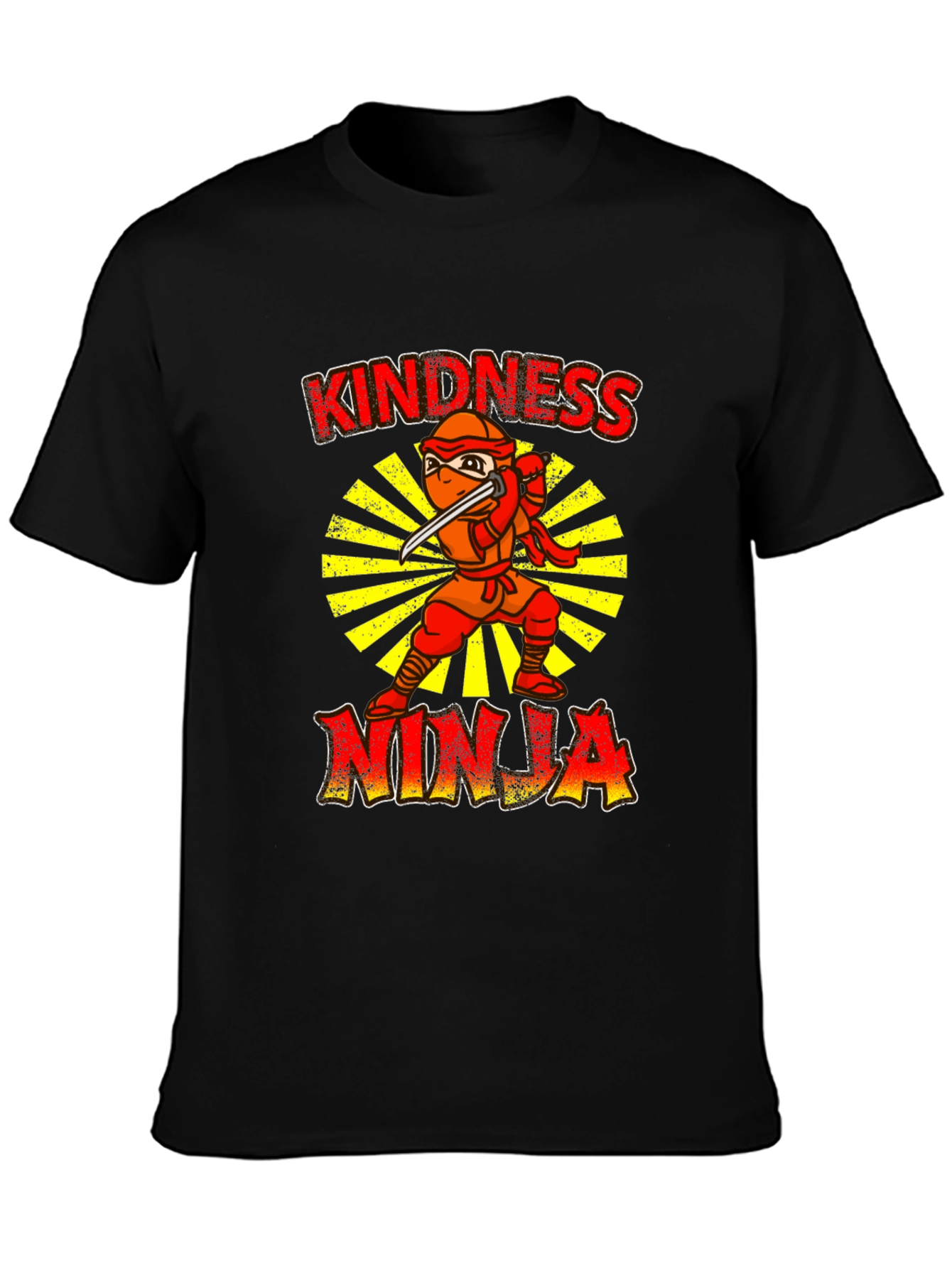 Kindness Ninja Black T-Shirt