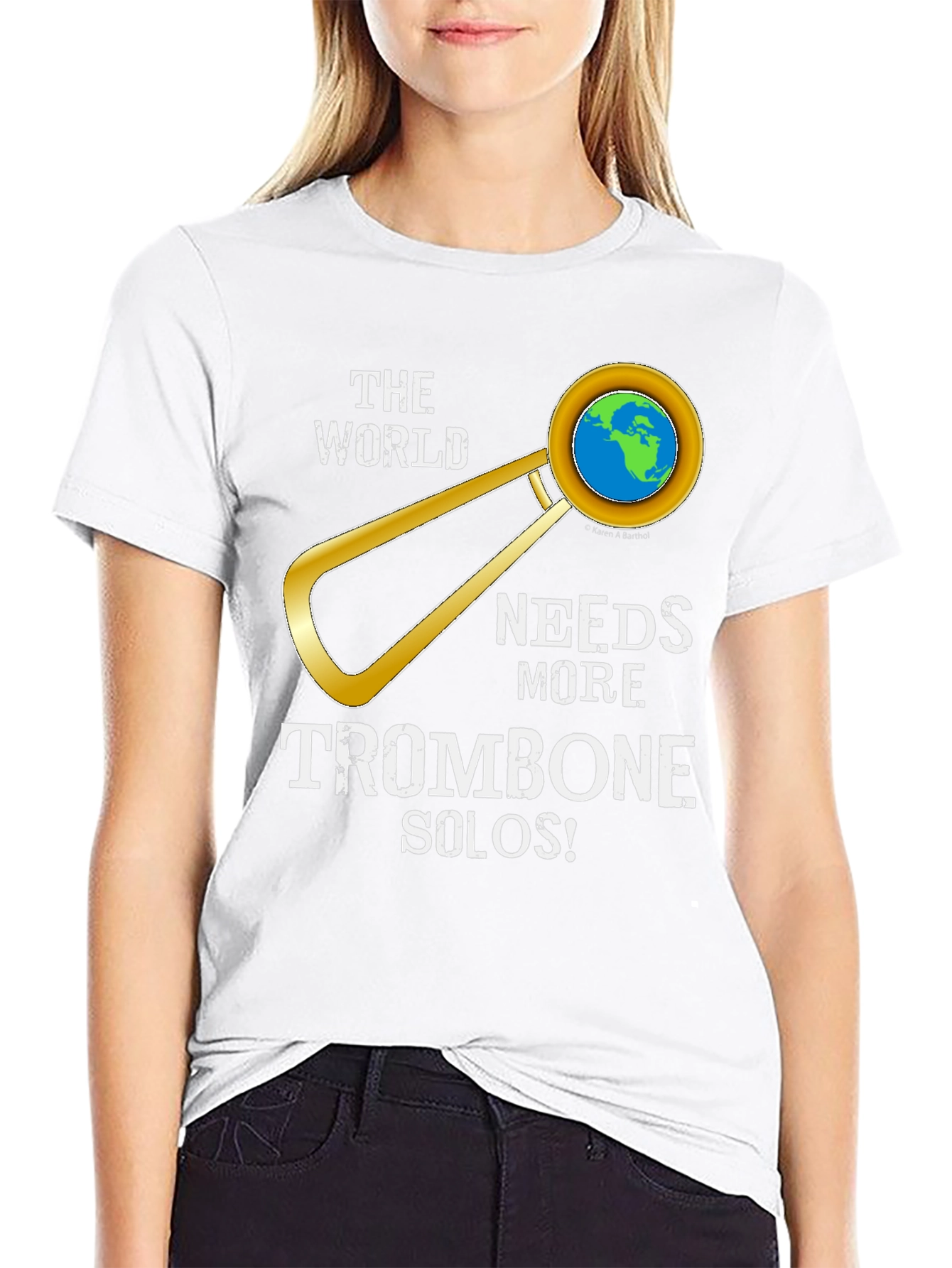 The World Needs More Trombone Solos T-Shirt