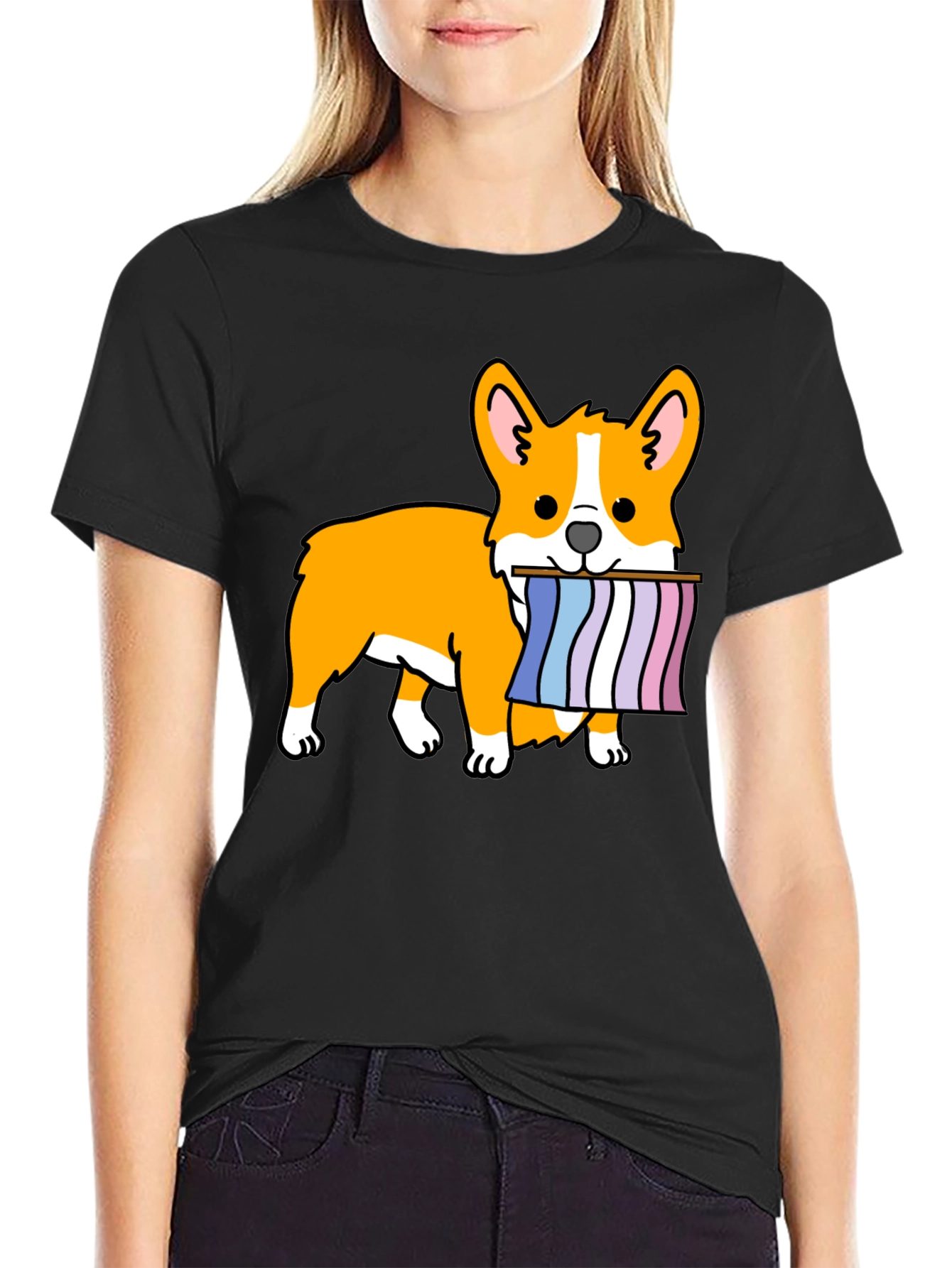 Corgi LGBTQ+ Pride T-Shirt