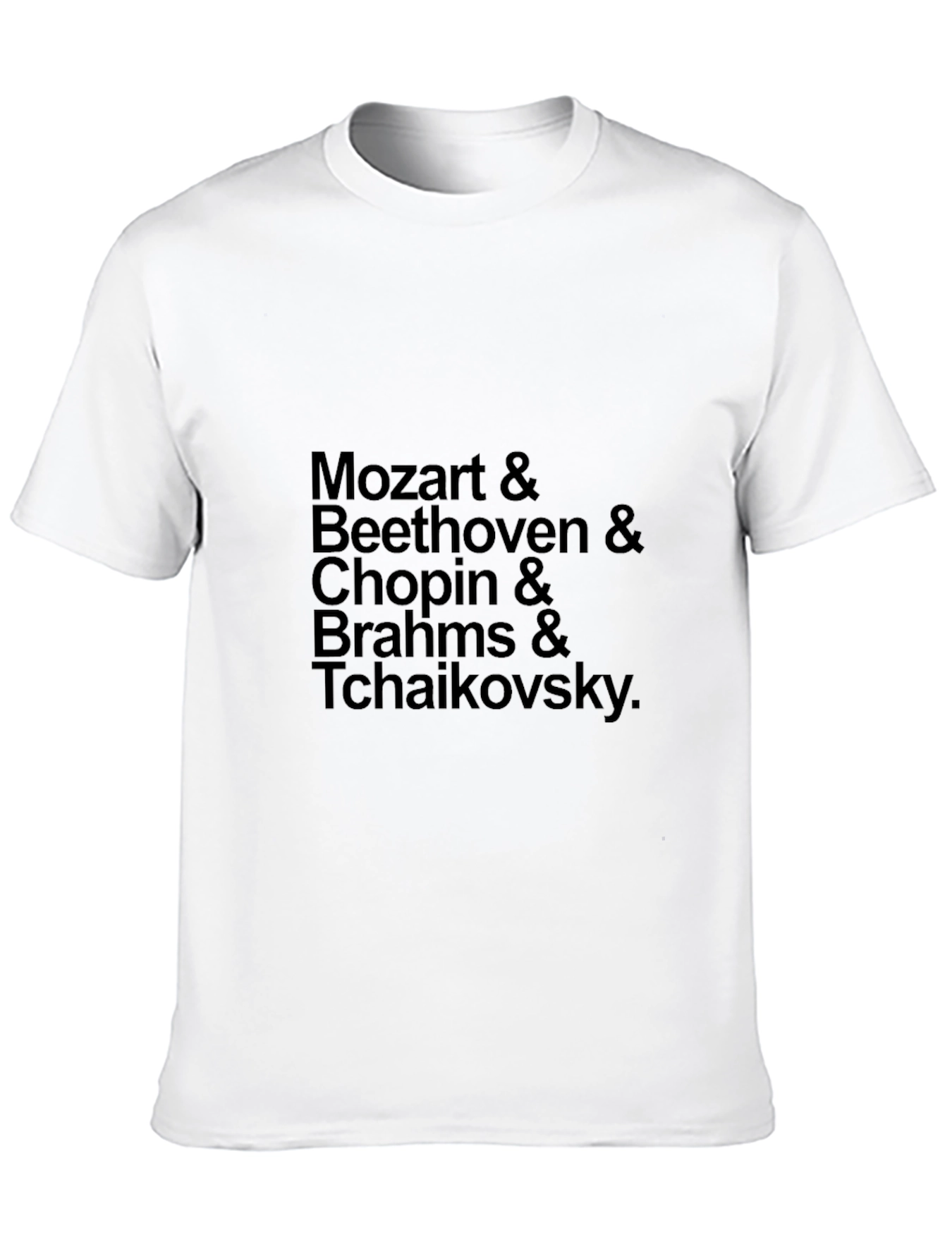 Classical Composers Black T-Shirt