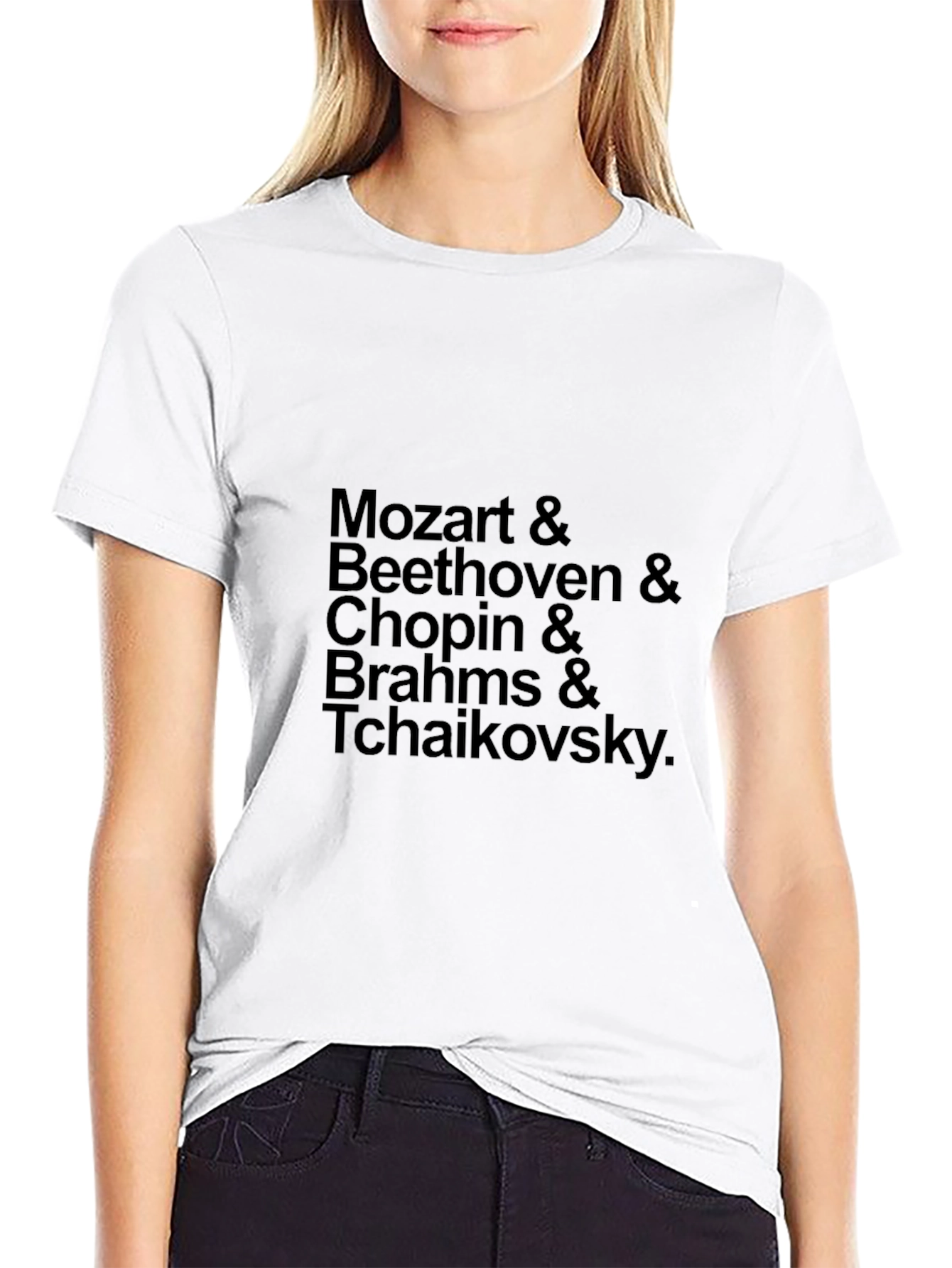 Classical Composers Black T-Shirt