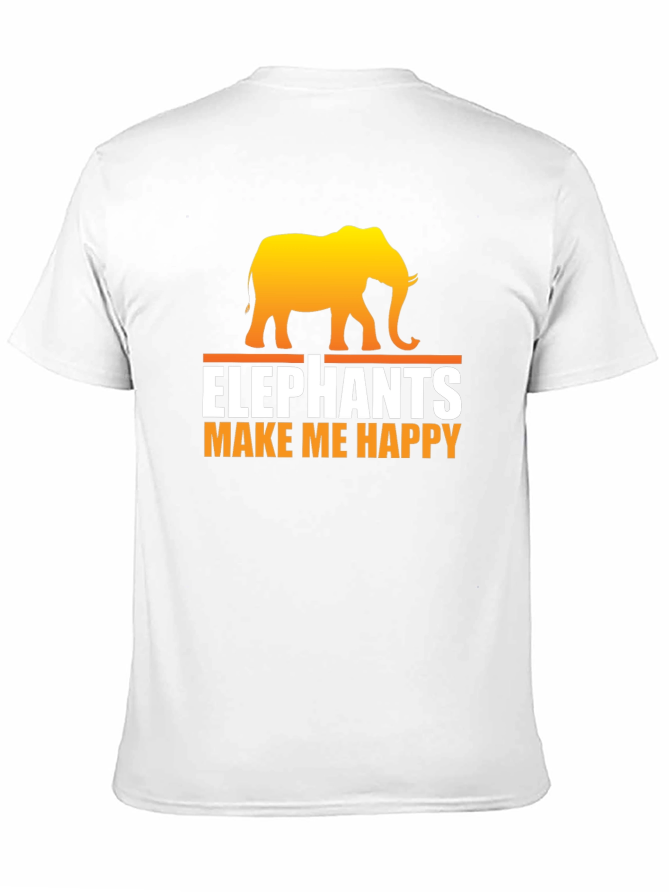 Elephant Make Me Happy T-Shirt