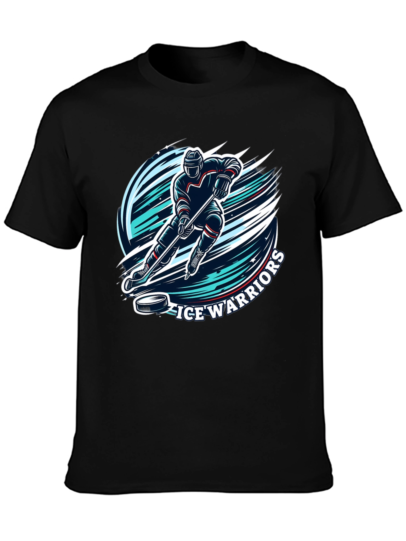Ice Warriors Hockey Graphic T-Shirt