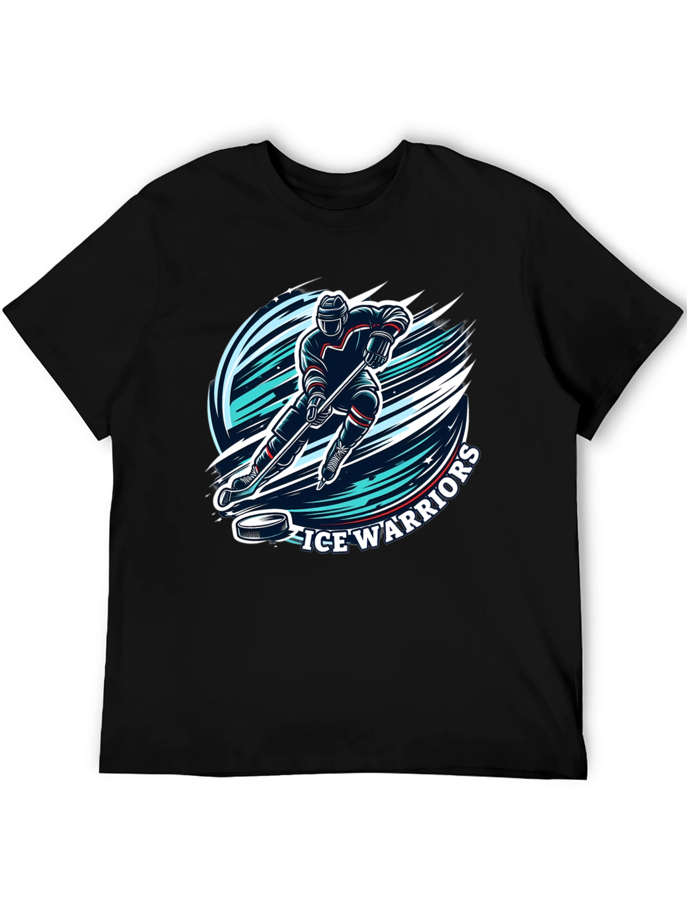 Ice Warriors Hockey Graphic T-Shirt