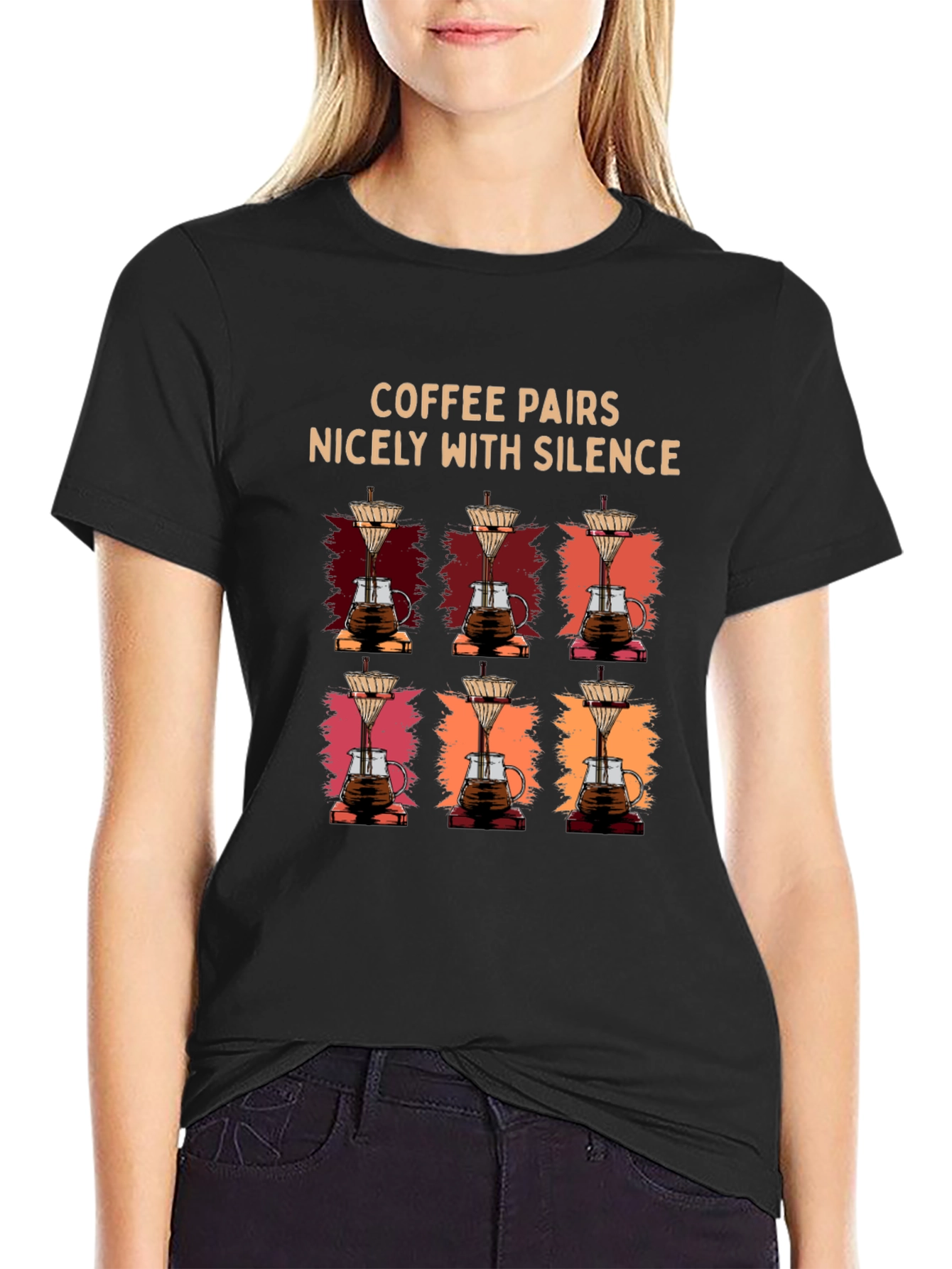 Coffee & Silence Graphic Tee