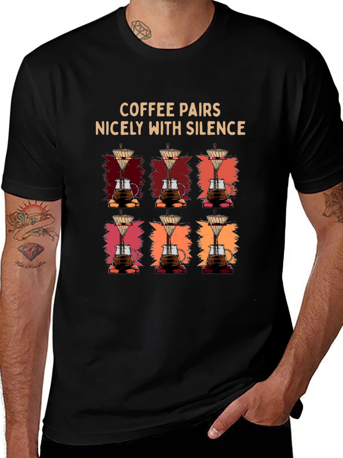 Coffee & Silence Graphic Tee