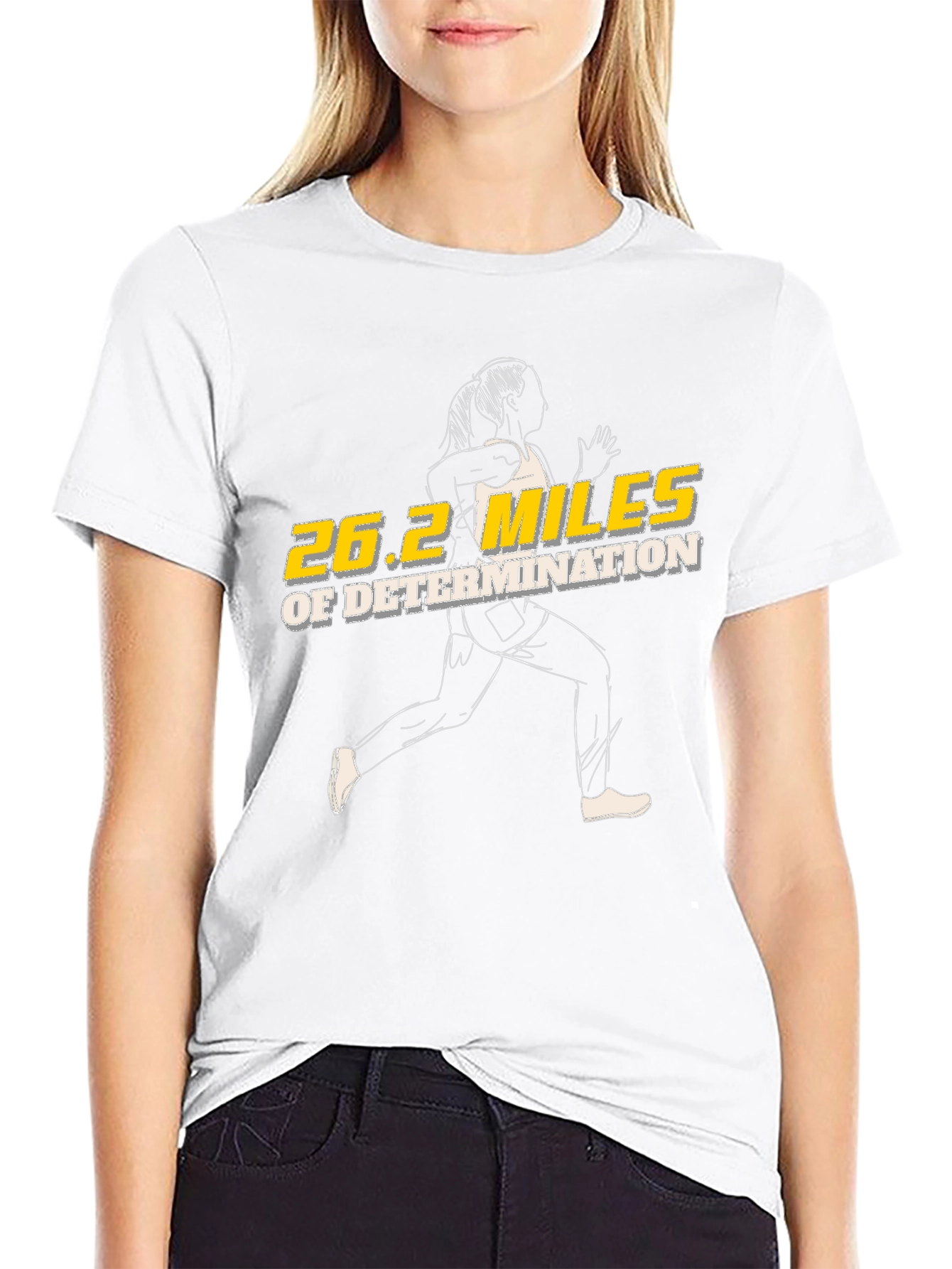 26.2 Mile Marathon Runner T-Shirt