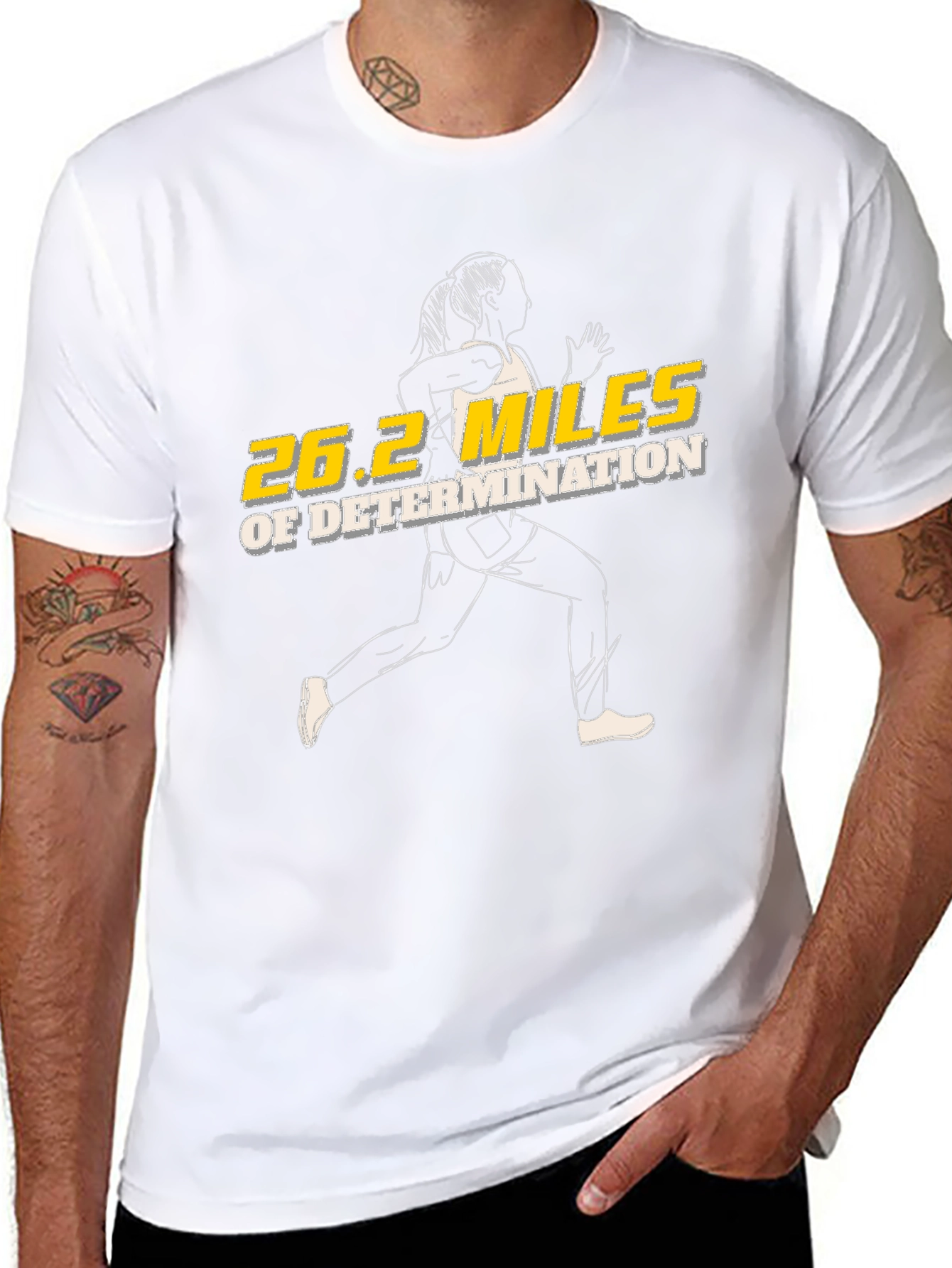 26.2 Mile Marathon Runner T-Shirt