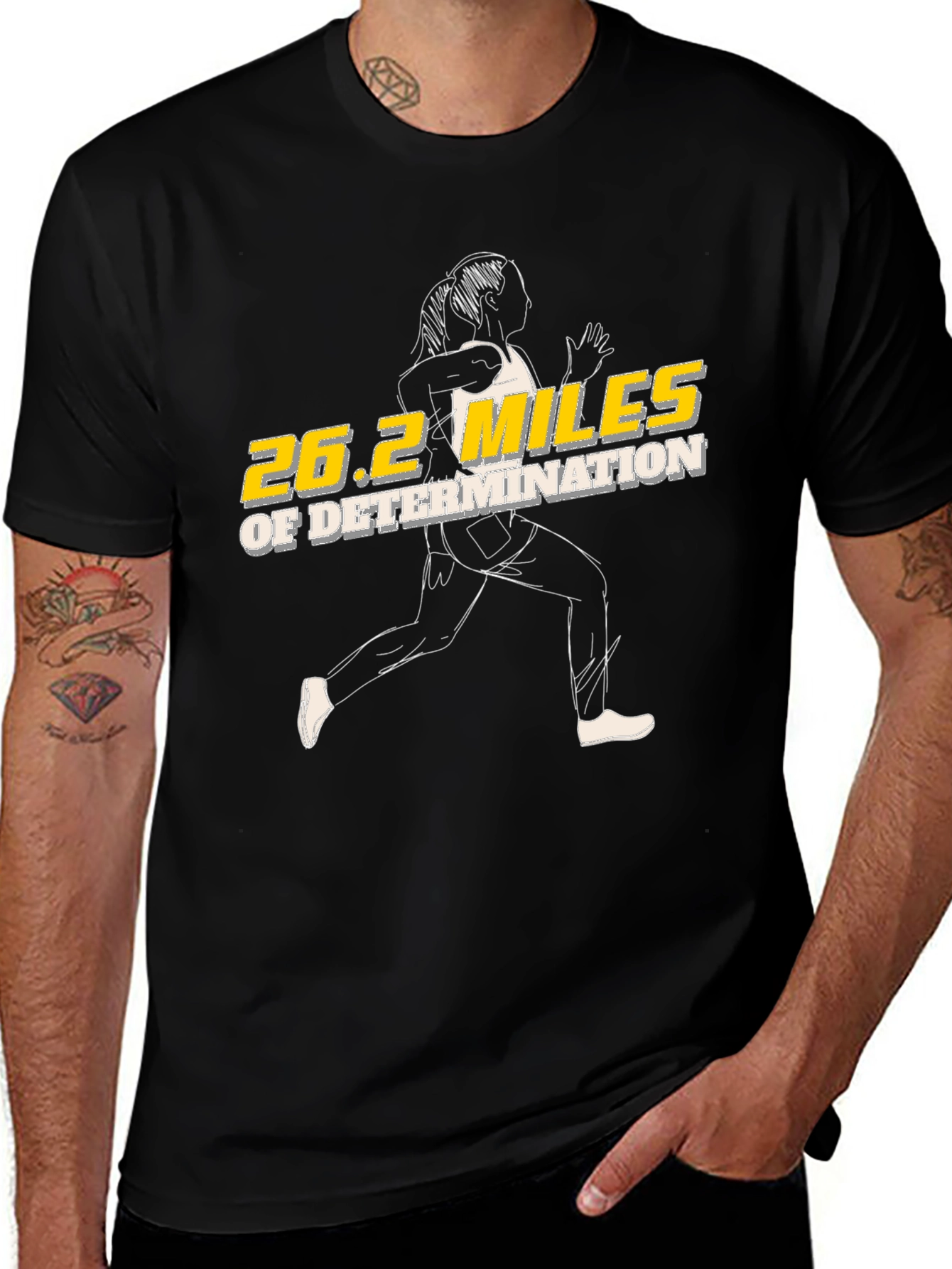 26.2 Mile Marathon Runner T-Shirt