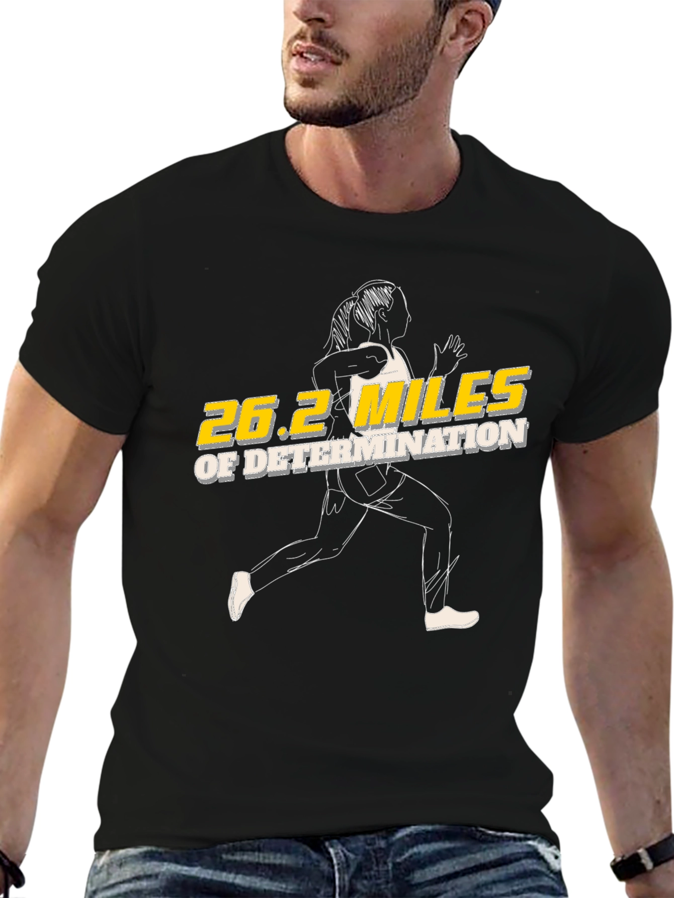 26.2 Mile Marathon Runner T-Shirt