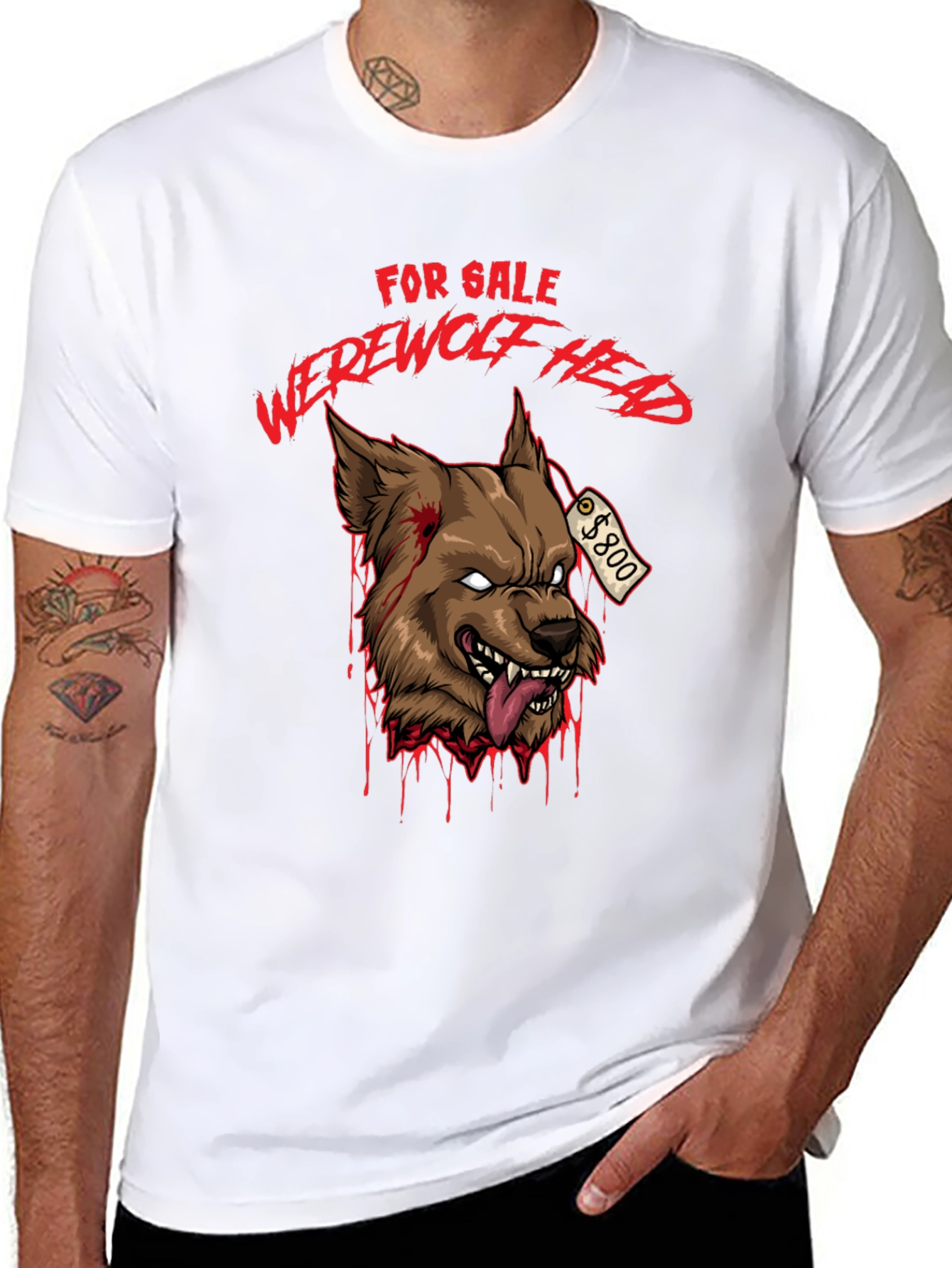 Werewolf Head For Sale T-Shirt