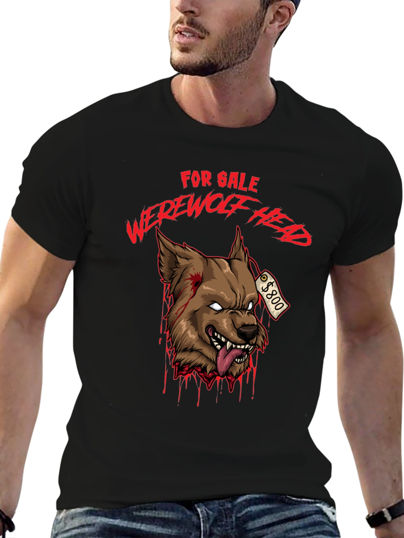 Werewolf Head For Sale T-Shirt
