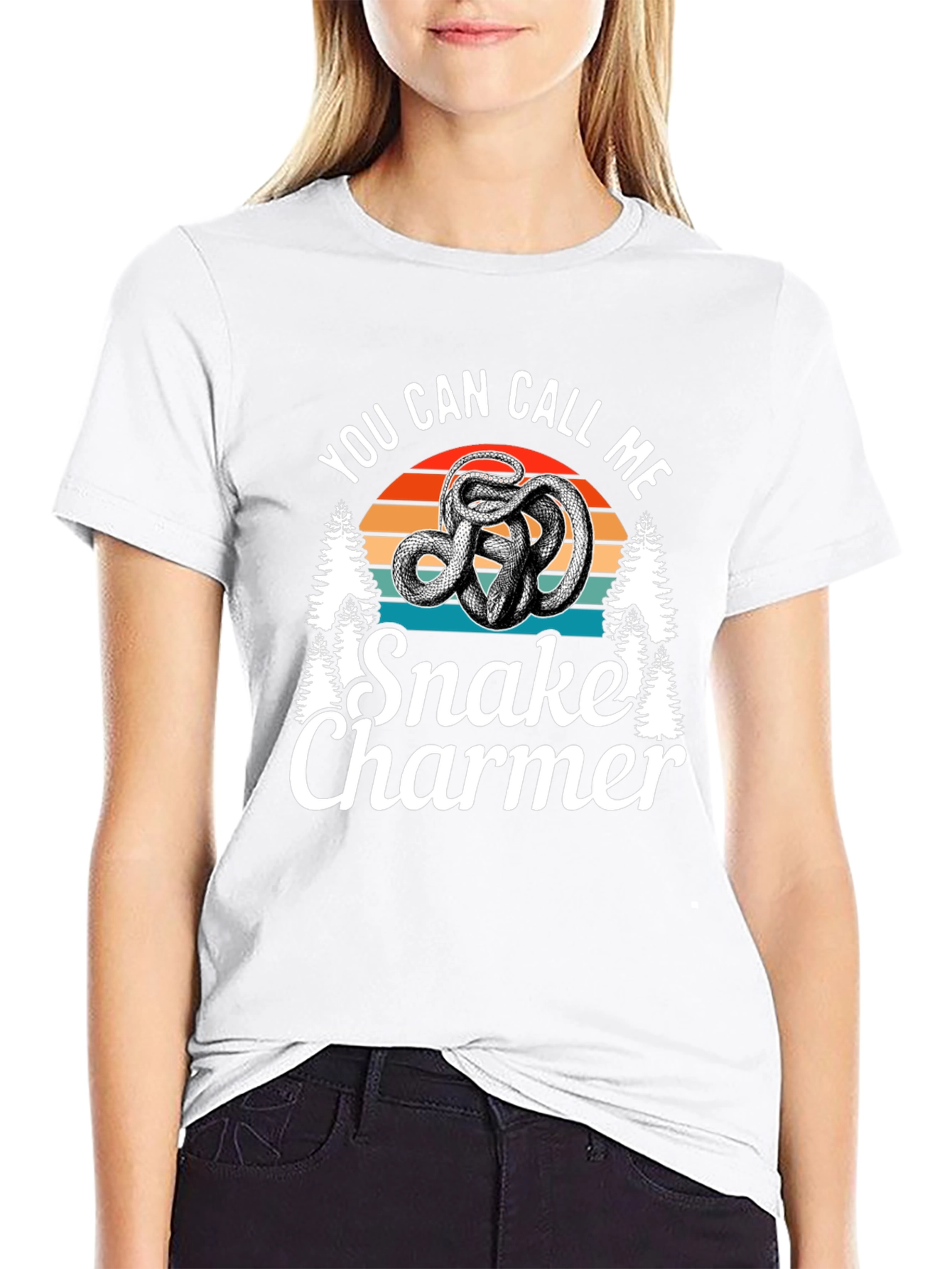 Snake Charmer Tee - Unique Design