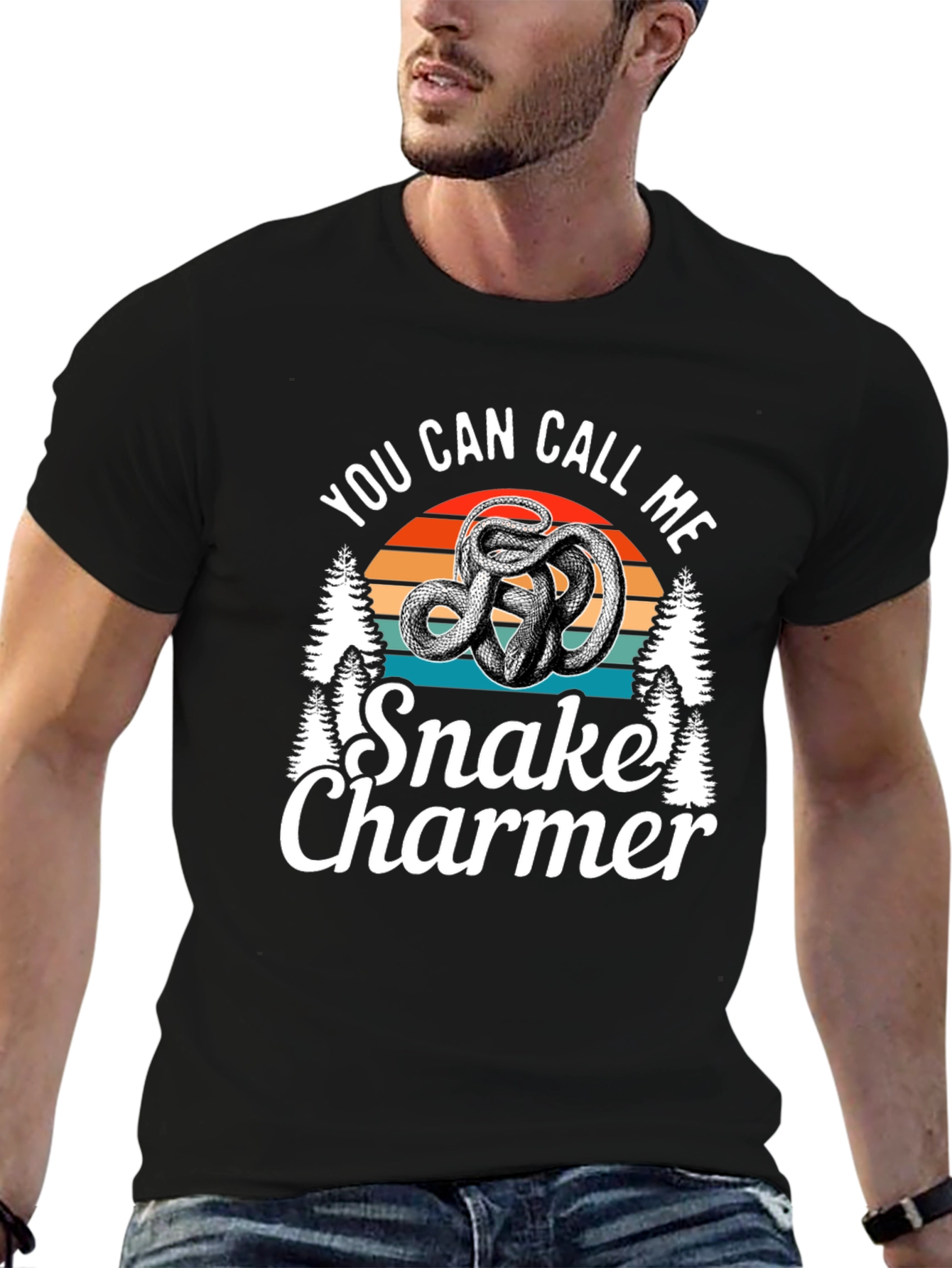 Snake Charmer Tee - Unique Design