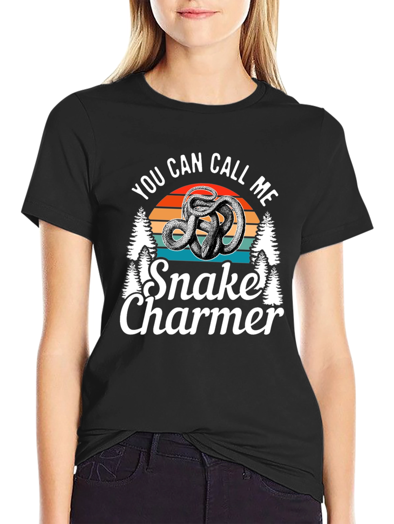 Snake Charmer Tee - Unique Design