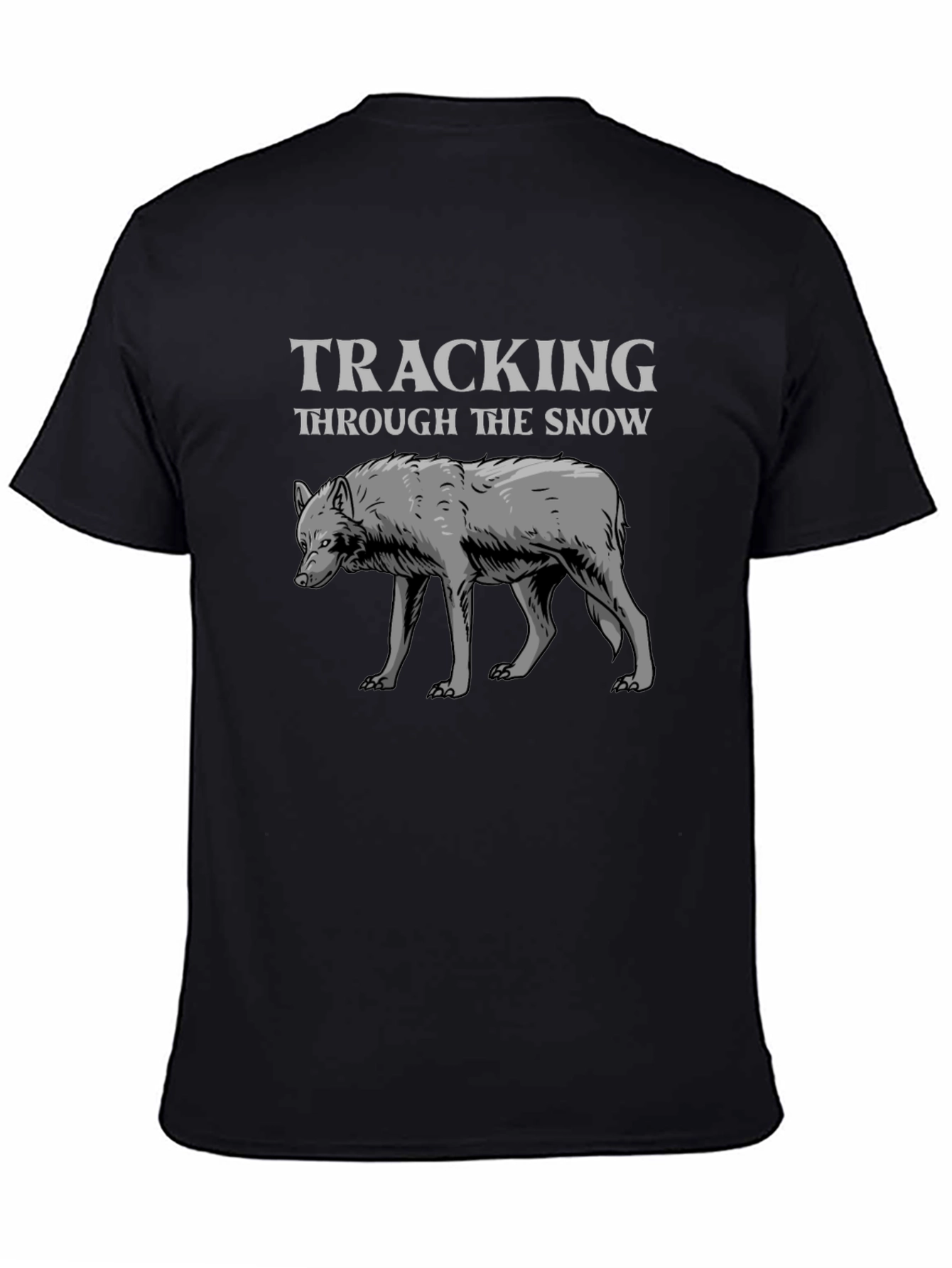 Tracking Through The Snow Wolf T-Shirt