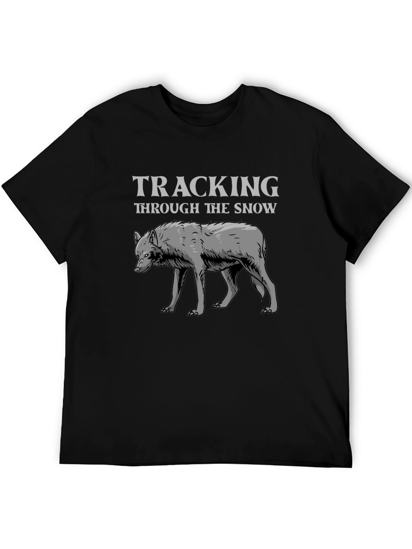 Tracking Through The Snow Wolf T-Shirt