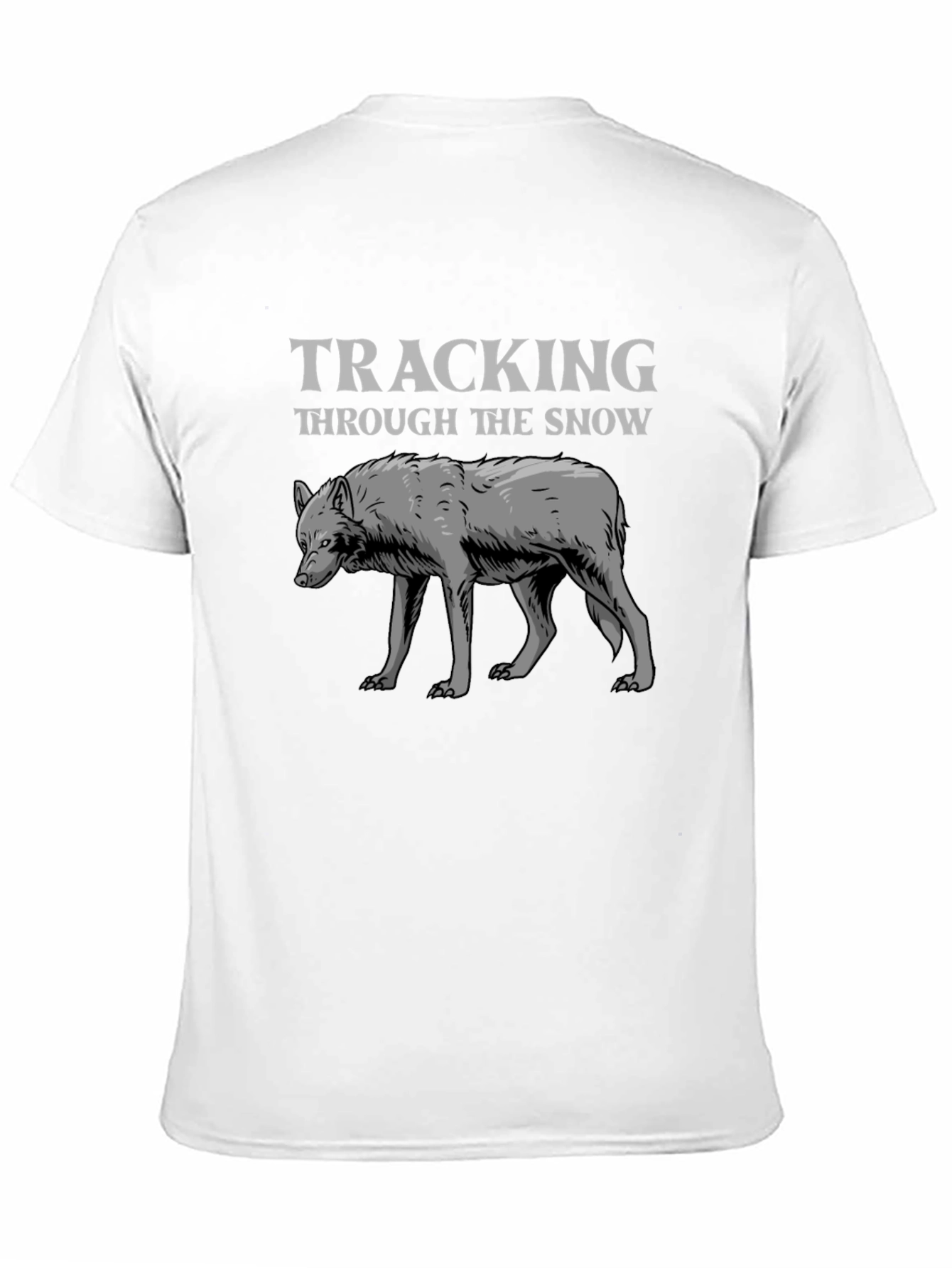 Tracking Through The Snow Wolf T-Shirt