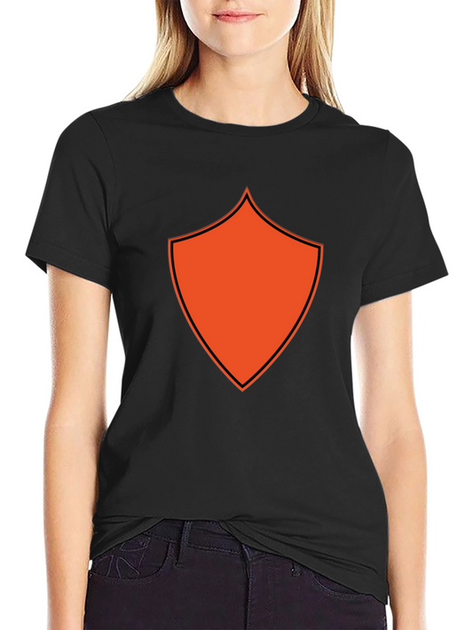Black Shield Graphic Tee - Modern Style