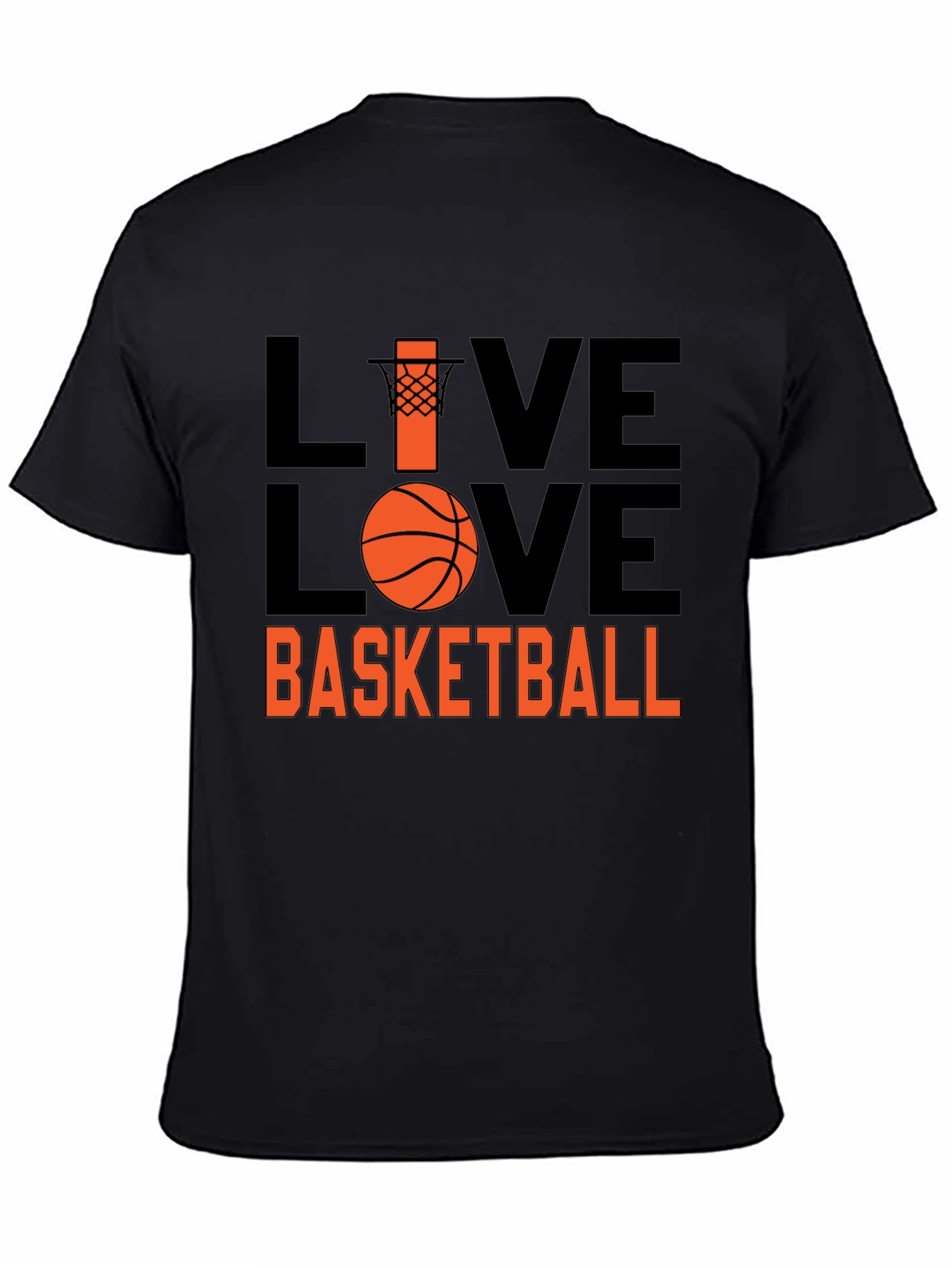 Live Love Basketball Graphic T-Shirt