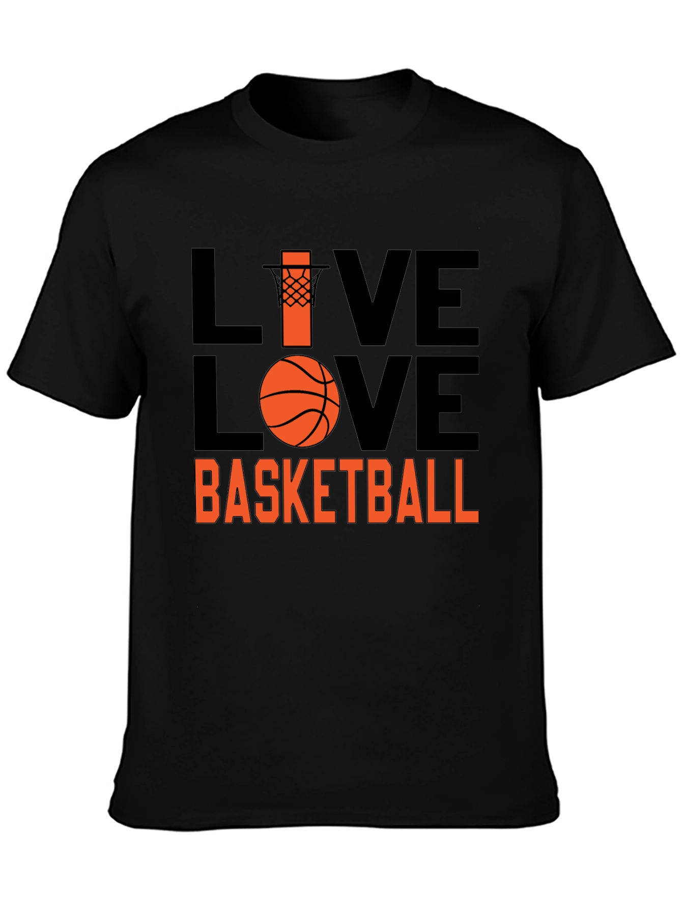 Live Love Basketball Graphic T-Shirt