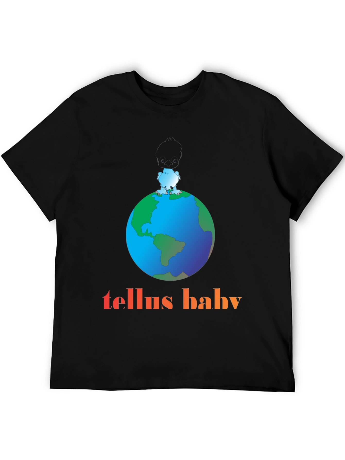 Tellus Baby Graphic T-Shirt - Earth Design
