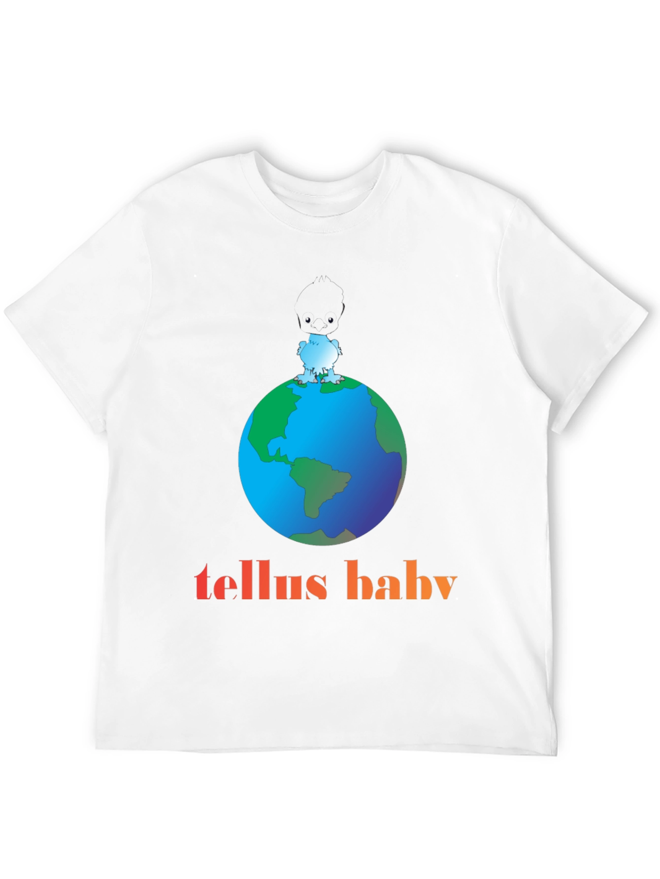 Tellus Baby Graphic T-Shirt - Earth Design