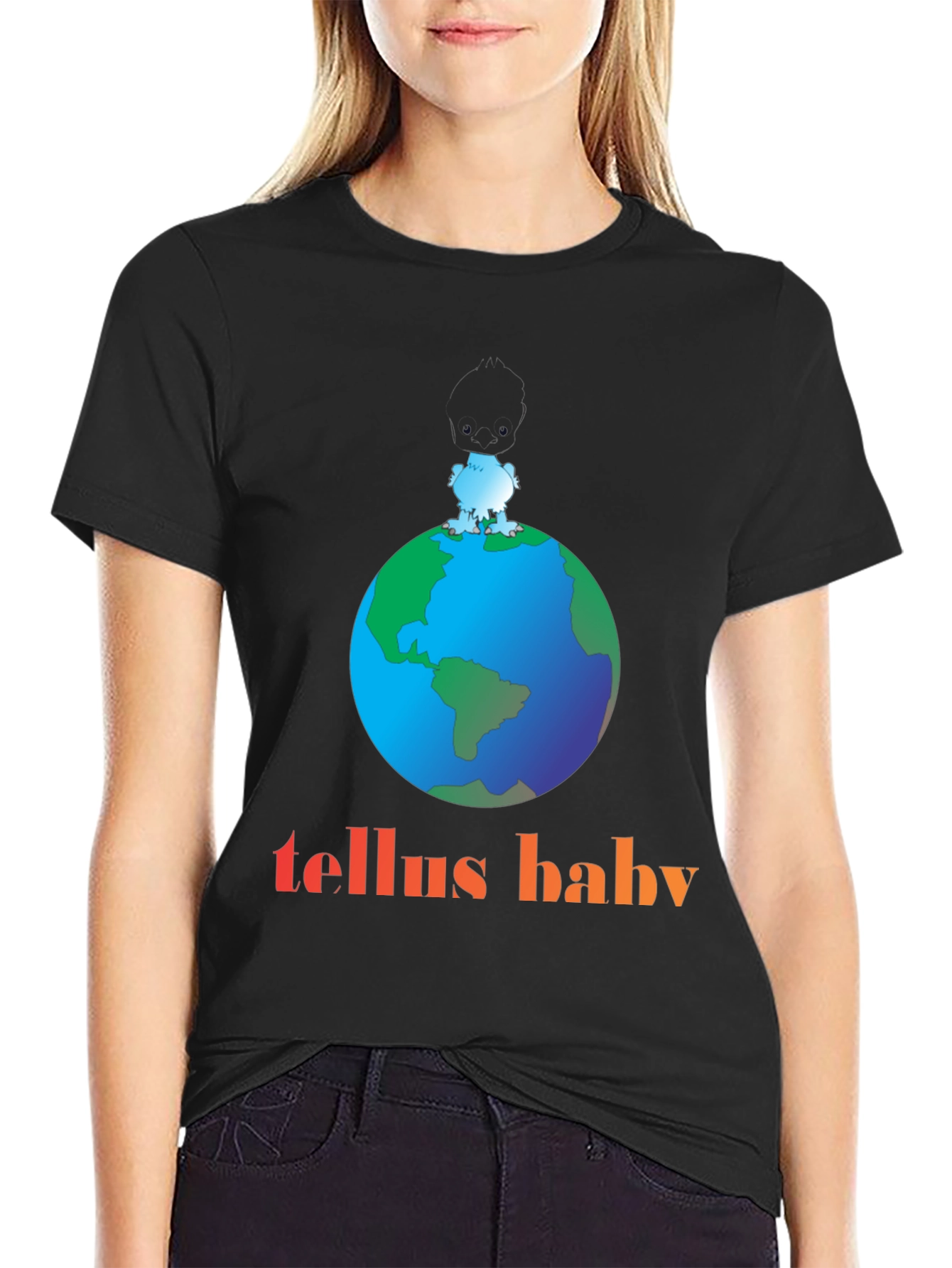 Tellus Baby Graphic T-Shirt - Earth Design