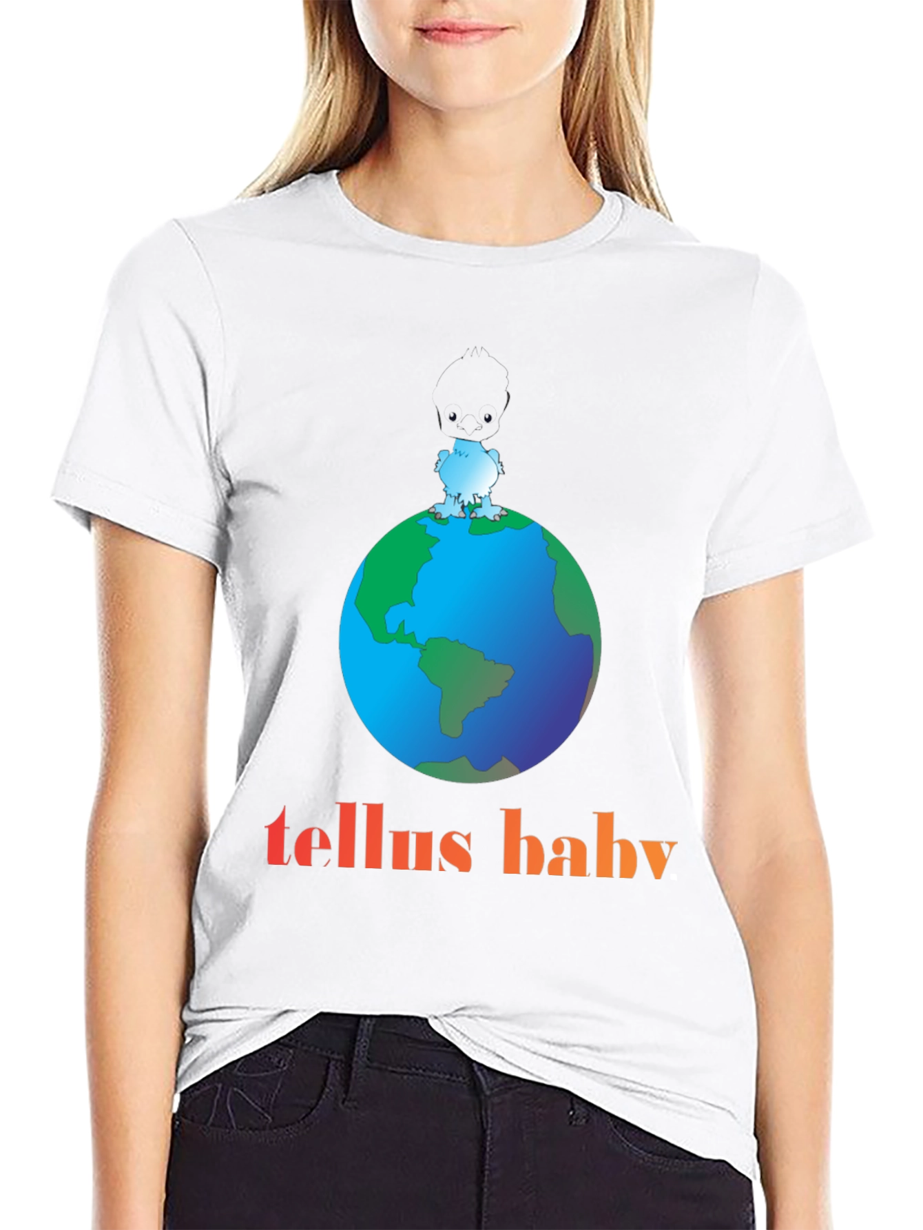 Tellus Baby Graphic T-Shirt - Earth Design