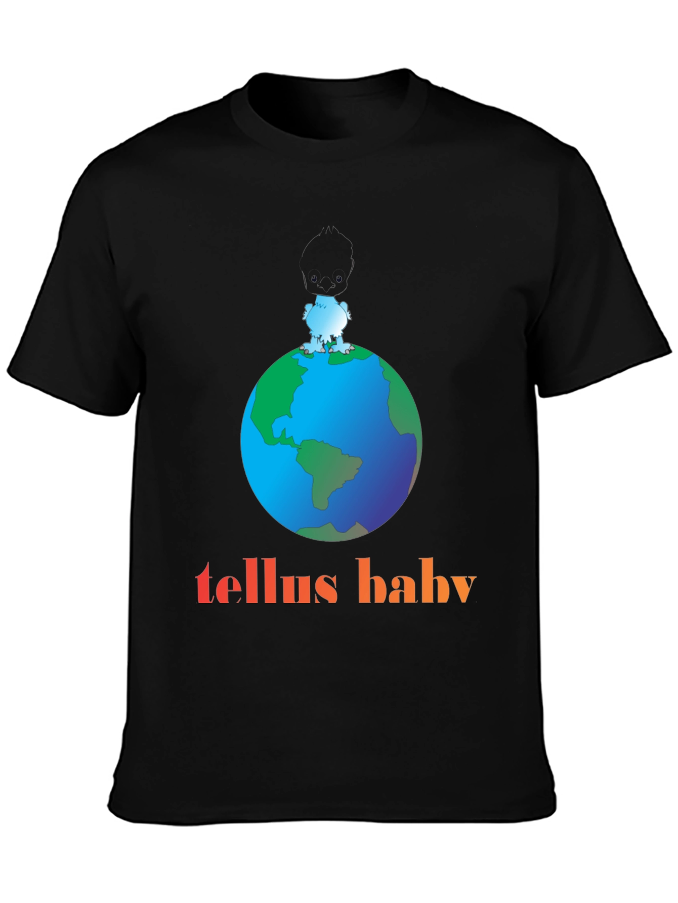 Tellus Baby Graphic T-Shirt - Earth Design