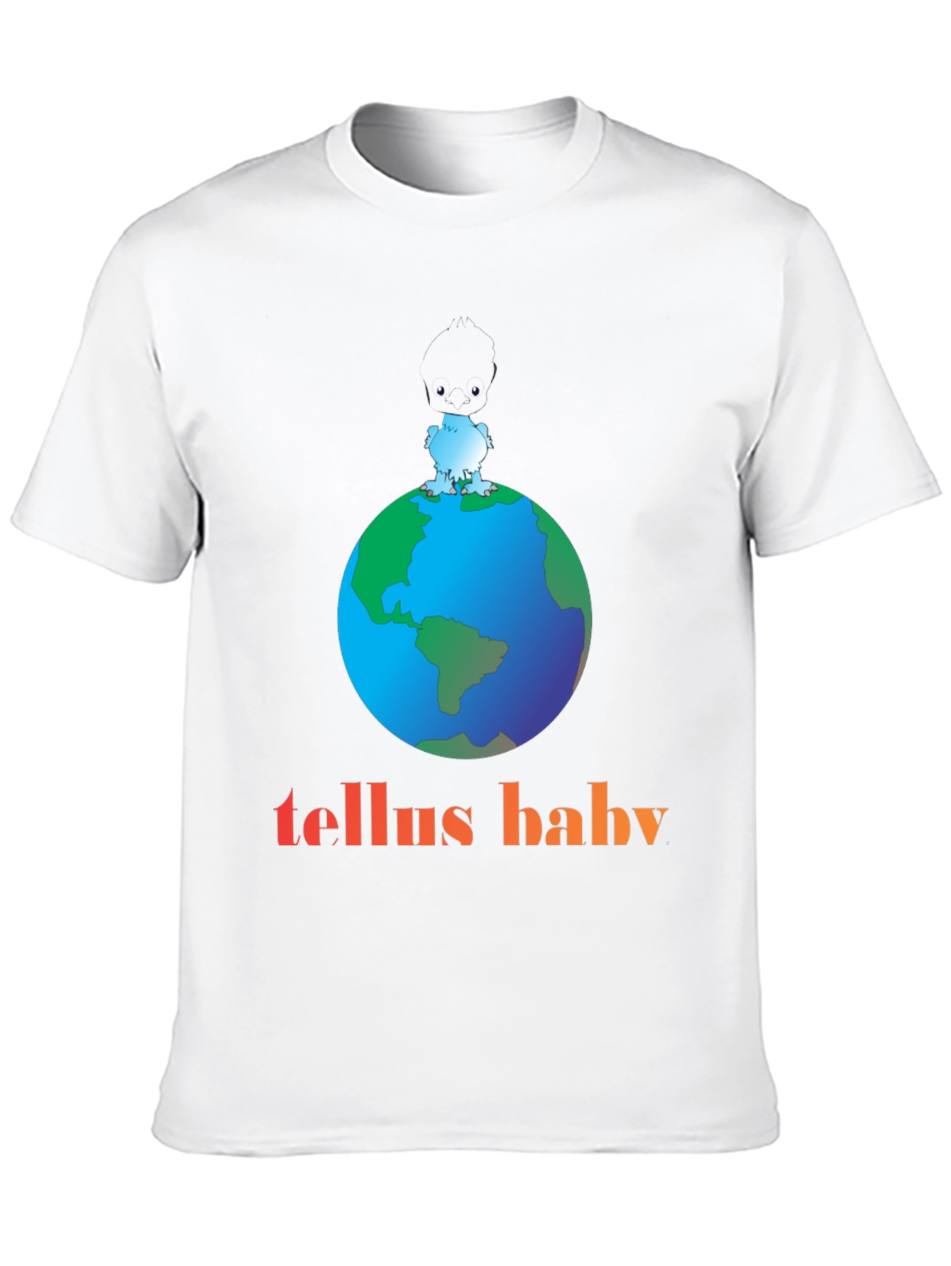 Tellus Baby Graphic T-Shirt - Earth Design