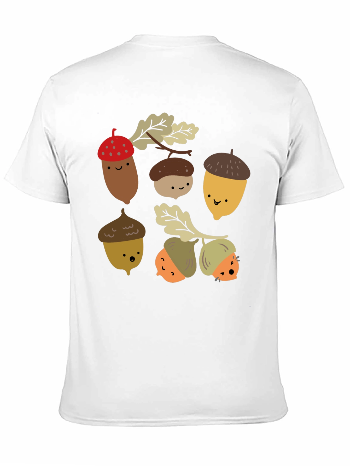 Cute Acorn Cartoon Graphic Tee