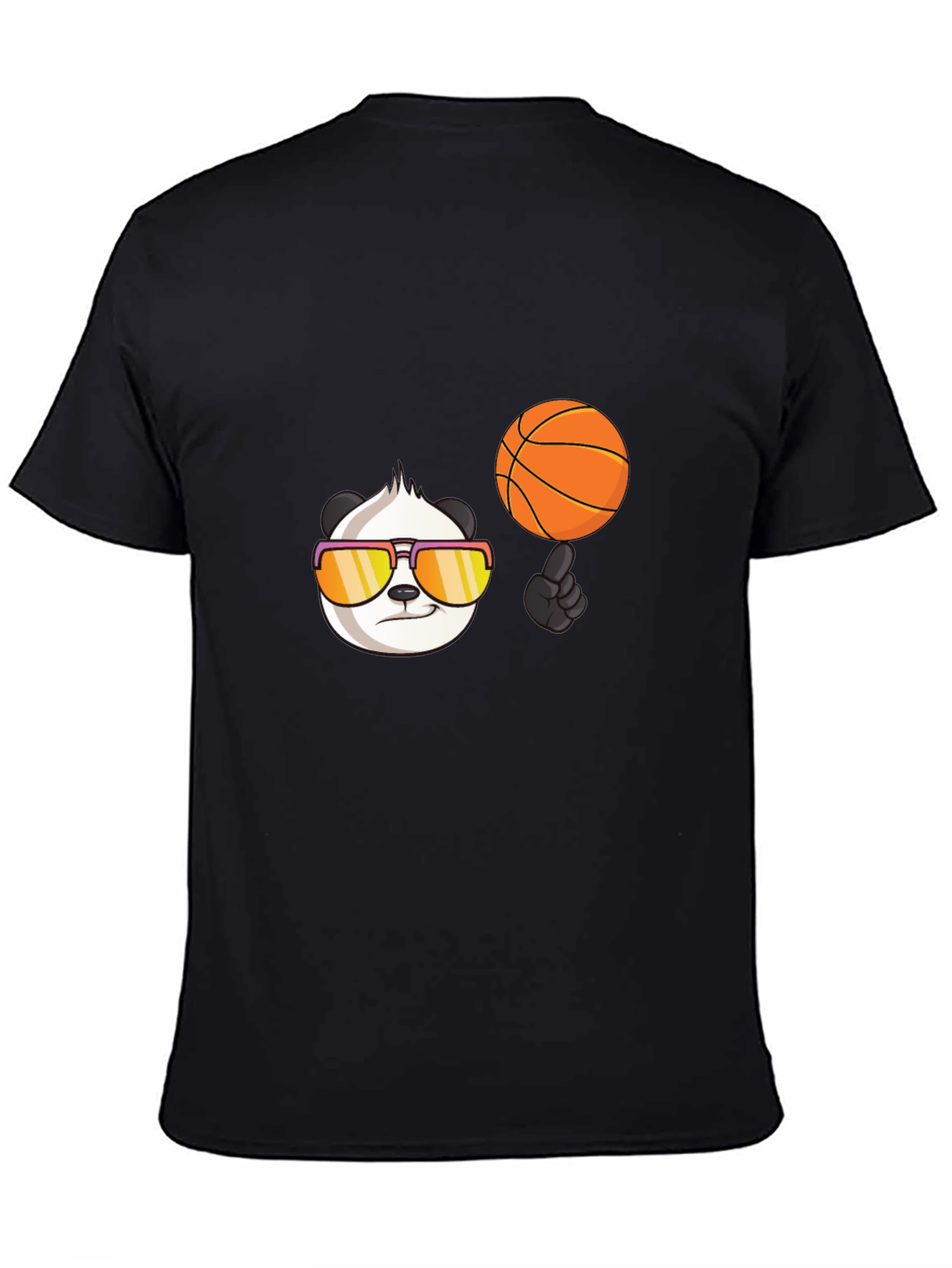 Cool Panda Basketball T-Shirt