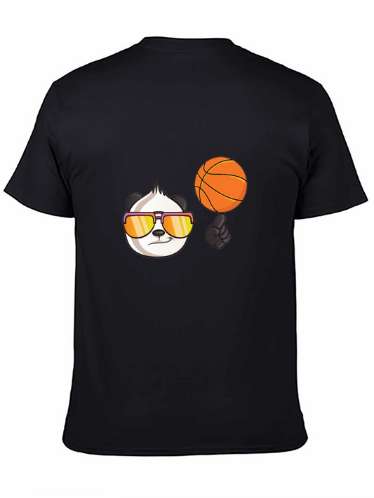 Cool Panda Basketball T-Shirt